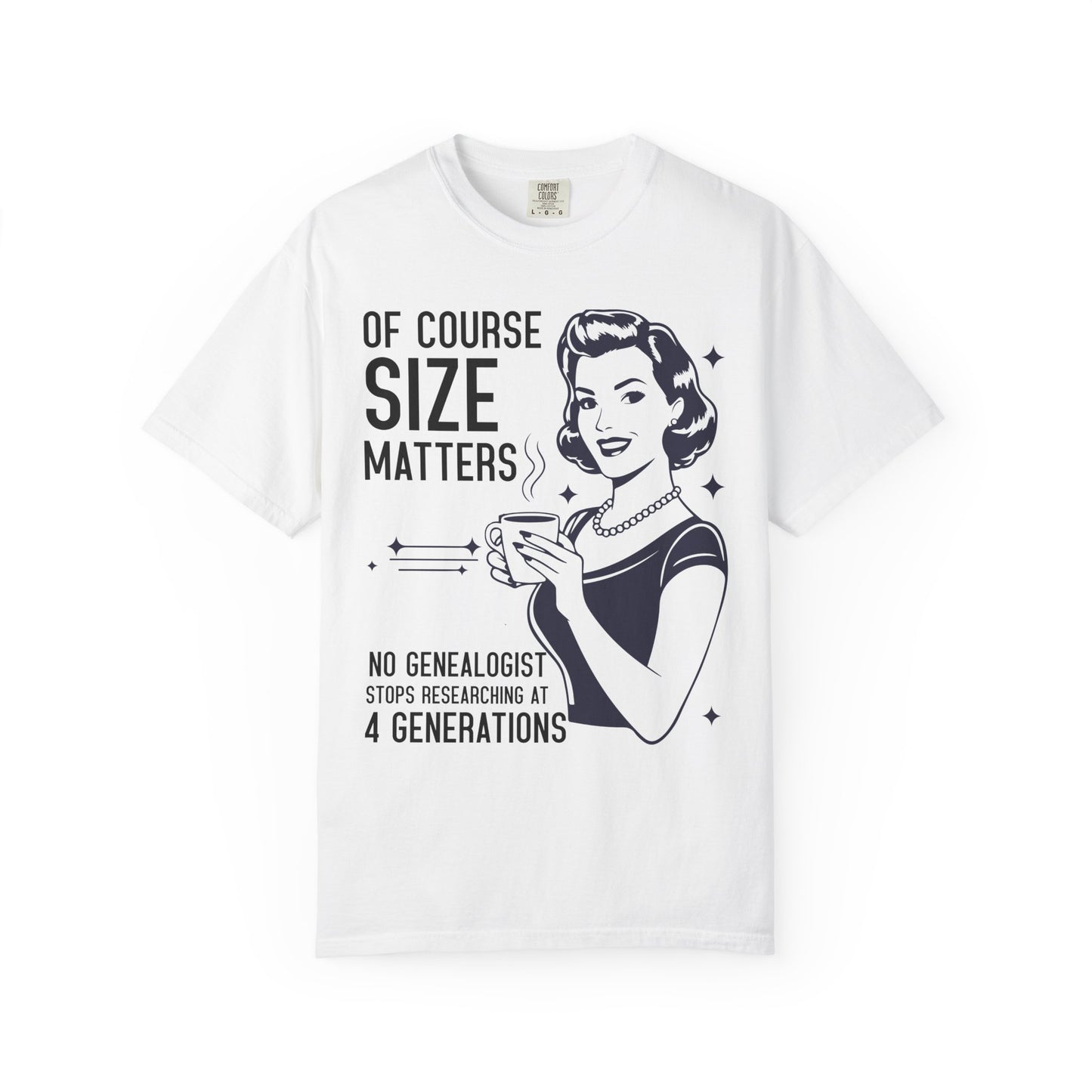 Size Matters Funny Genealogy T-Shirt