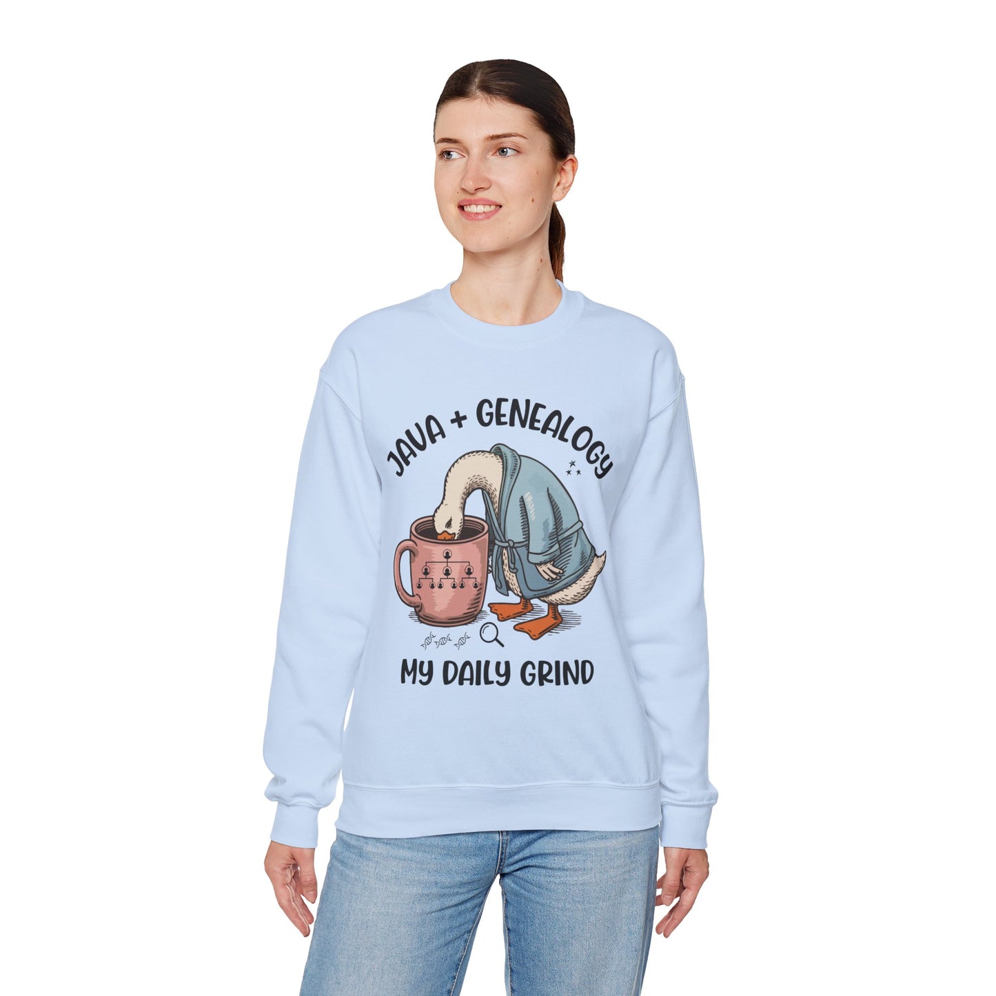 Java and Genealogy Sweatshirt
