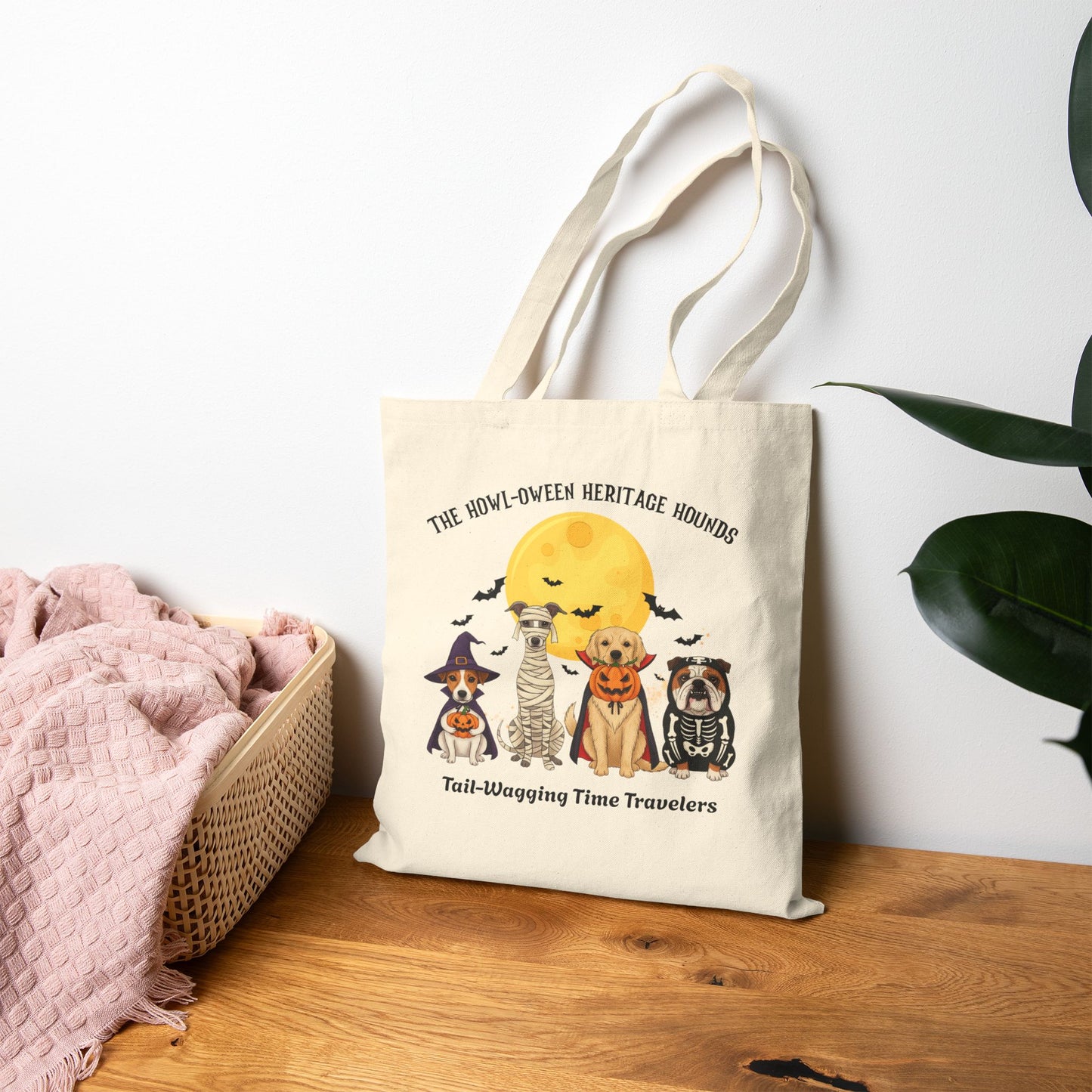 Howl-Oween Heritage Hounds Tote Bag