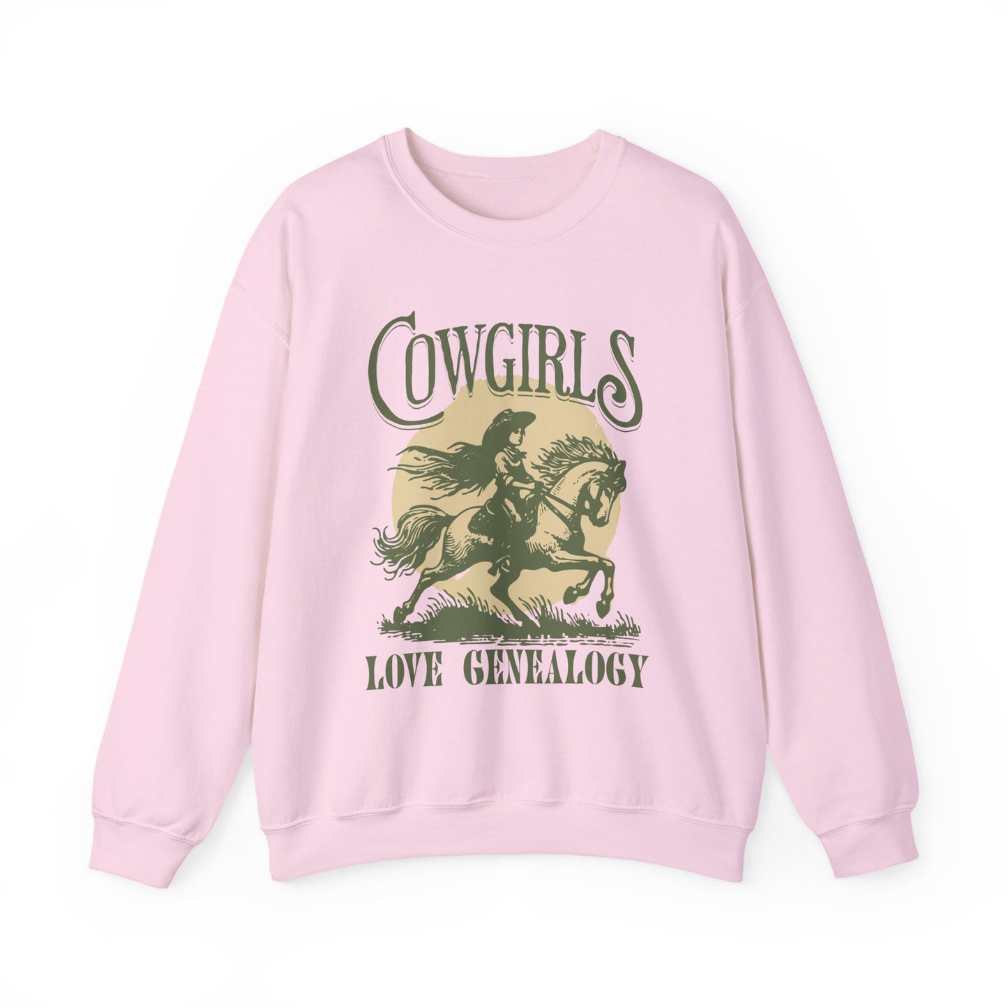 Cowgirls Love Genealogy Sweatshirt