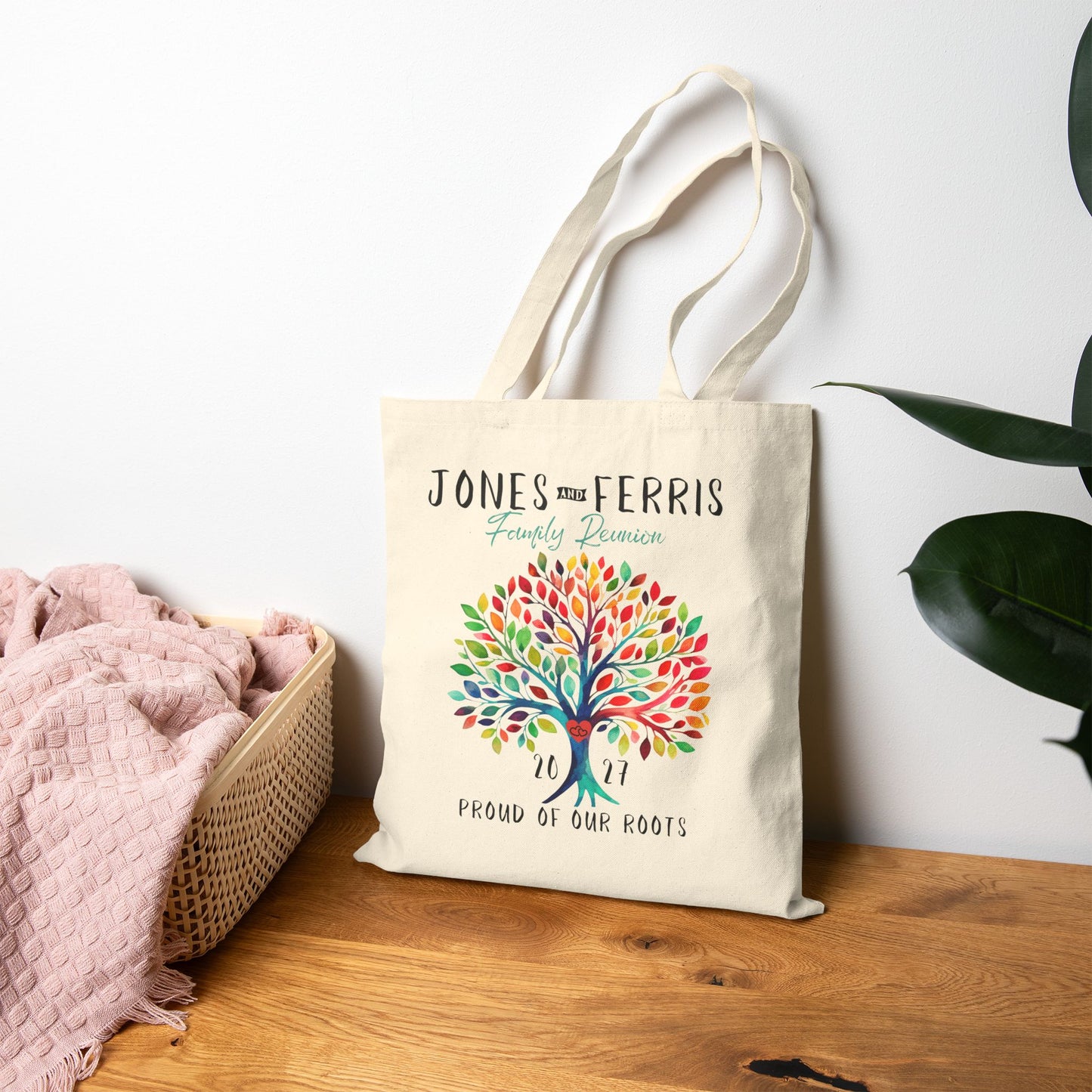 Personalized Family Reunion Tote