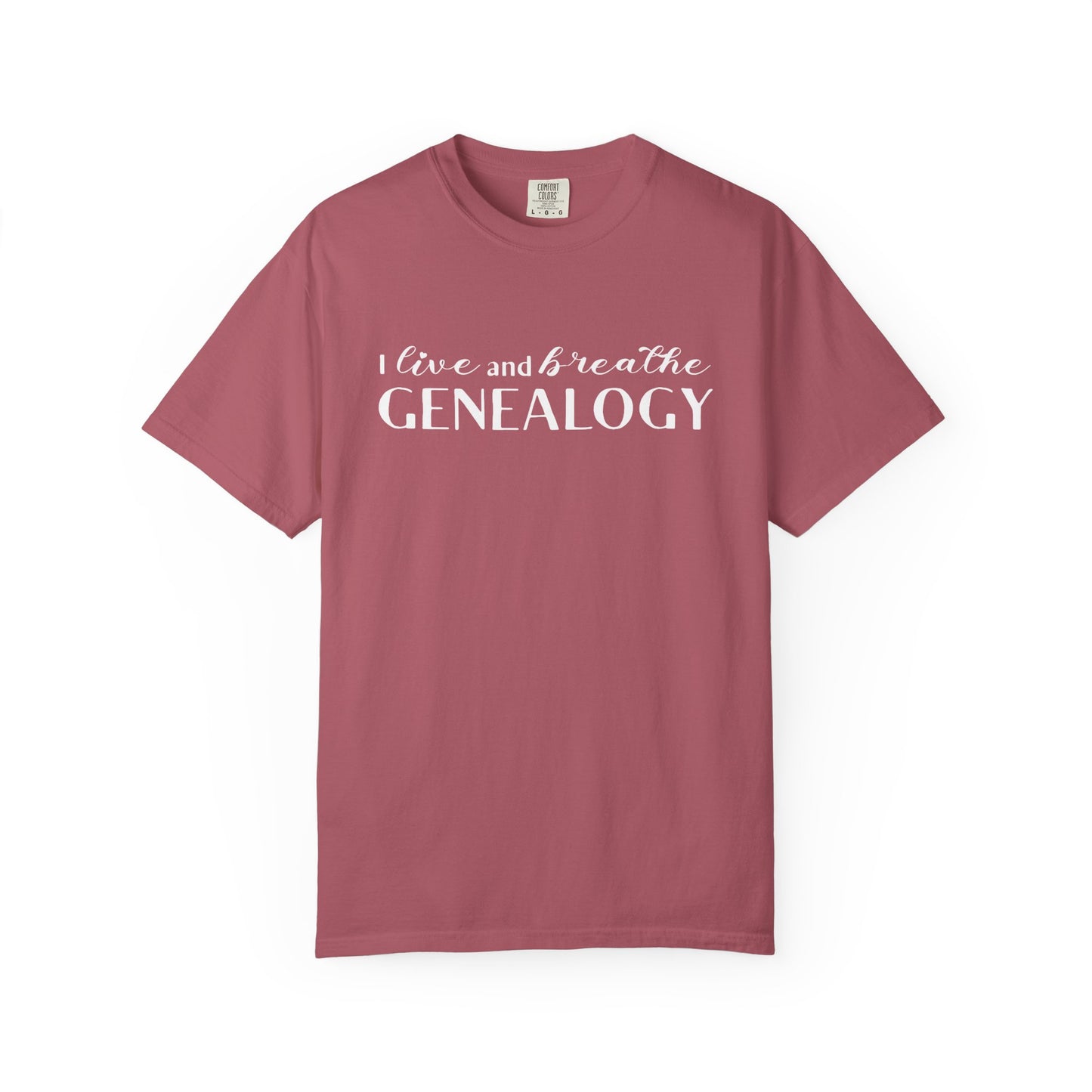 I Live and Breathe Genealogy Shirt