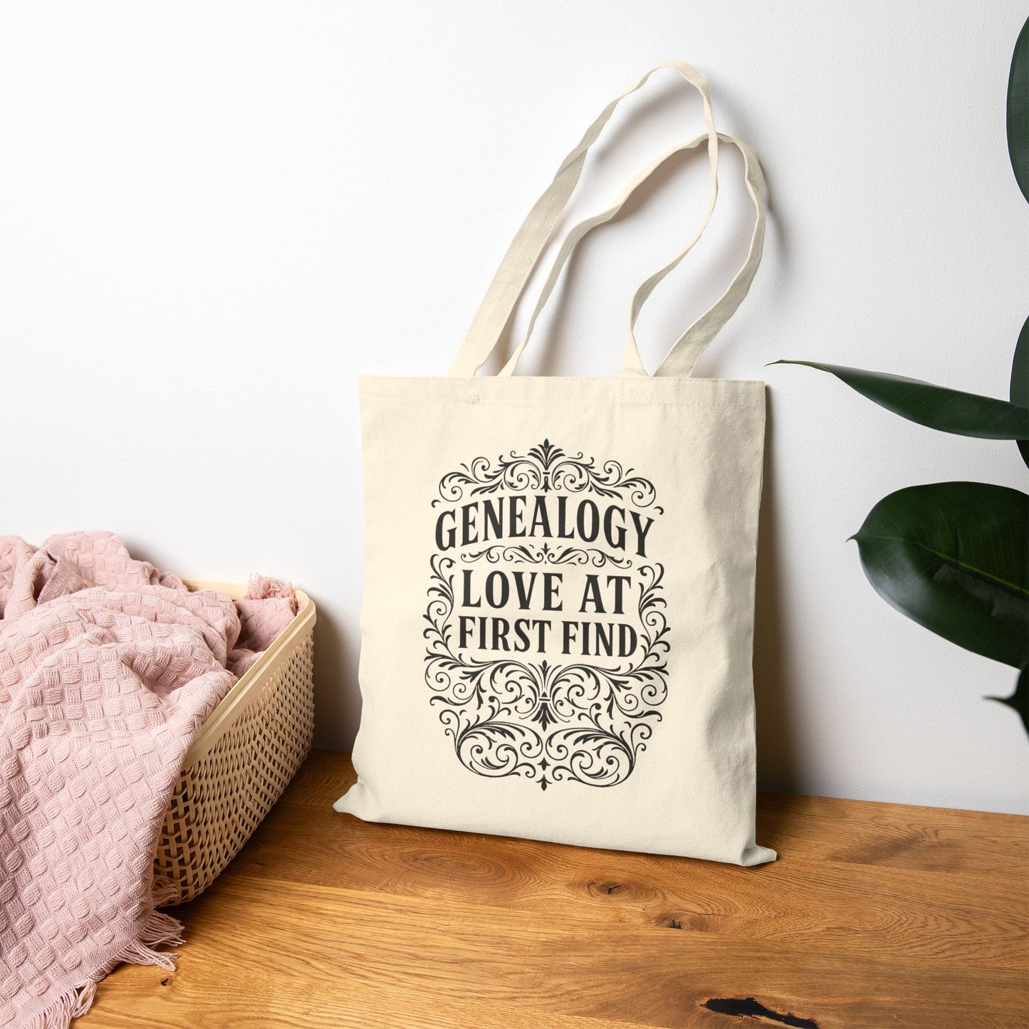 Love at First Find Genealogy Tote Bag