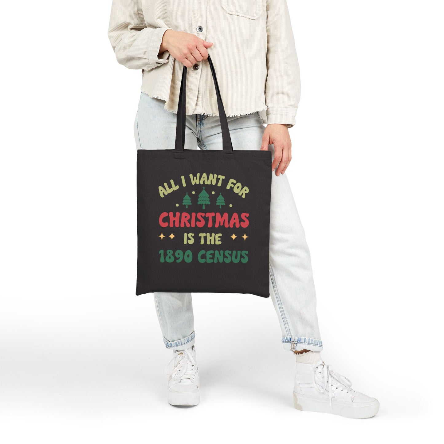 Christmas 1890 Census Tote Bag