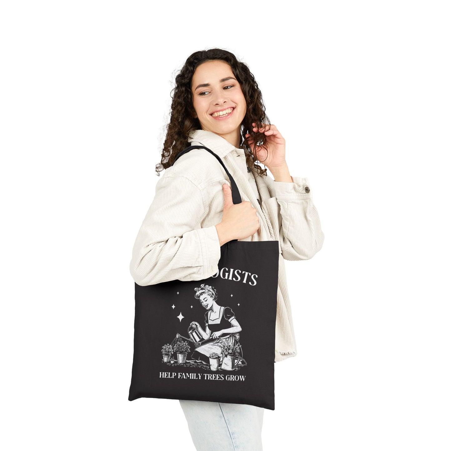 Genealogists Help Family Trees Grow Tote Bag