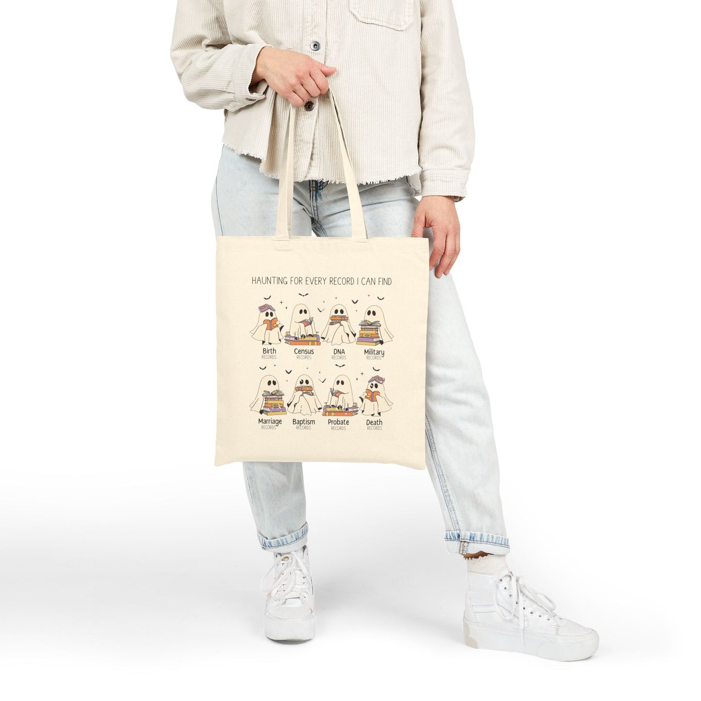 Haunting for Records Tote Bag