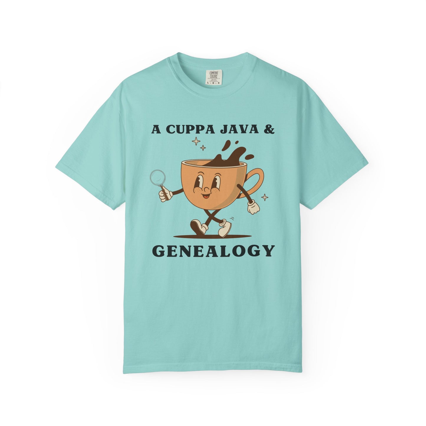 A Cuppa Java Genealogy Short Sleeve T-shirt