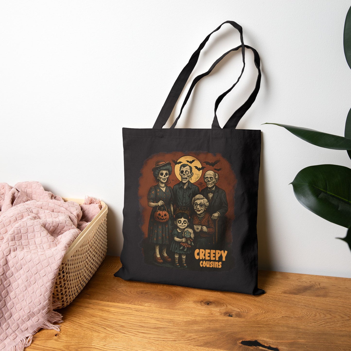 Creepy Cousins Tote Bag