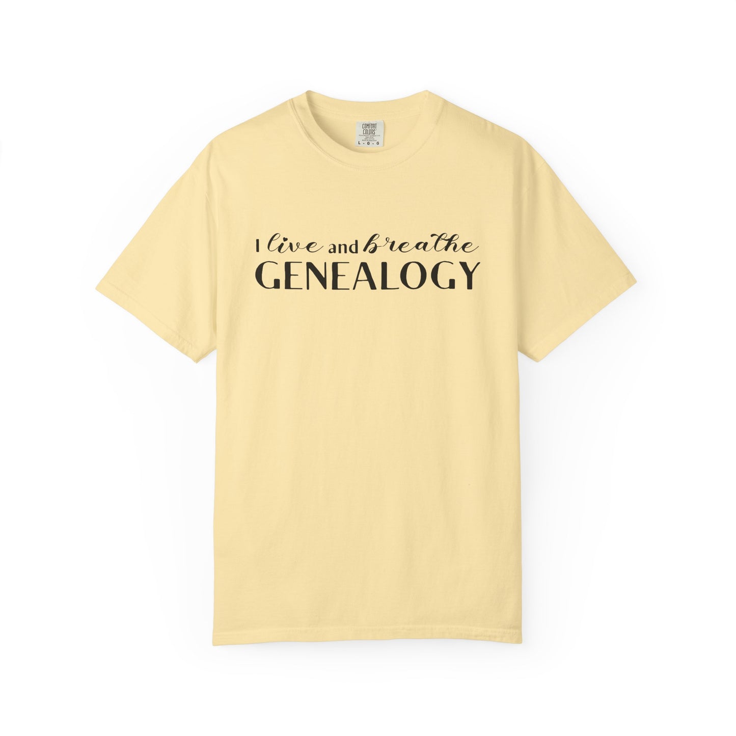 I Live and Breathe Genealogy Shirt