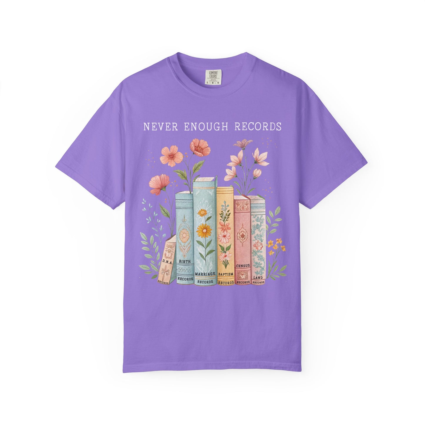 Never Enough Records Genealogy T-Shirt