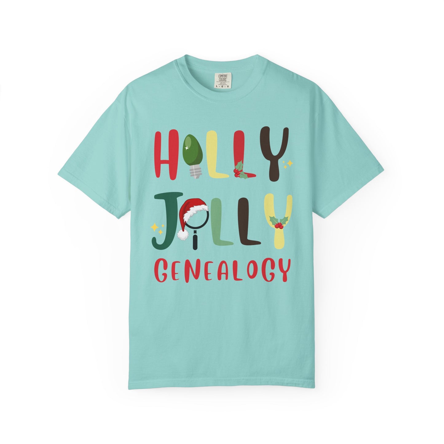 Holly Jolly Genealogy Christmas T-Shirt