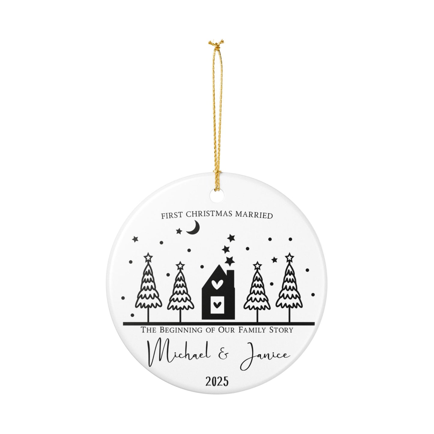 First Christmas Married Ornament