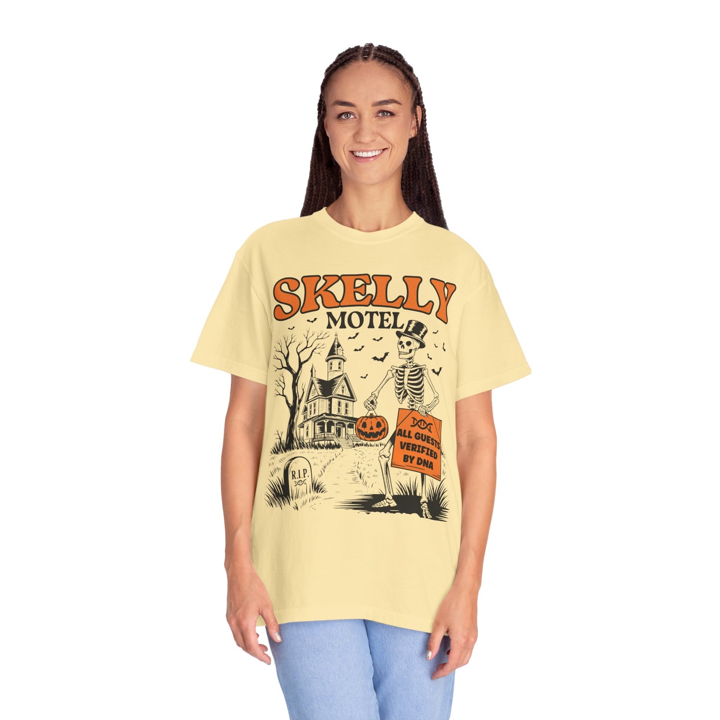 Funny Skeleton Motel DNA T-Shirt