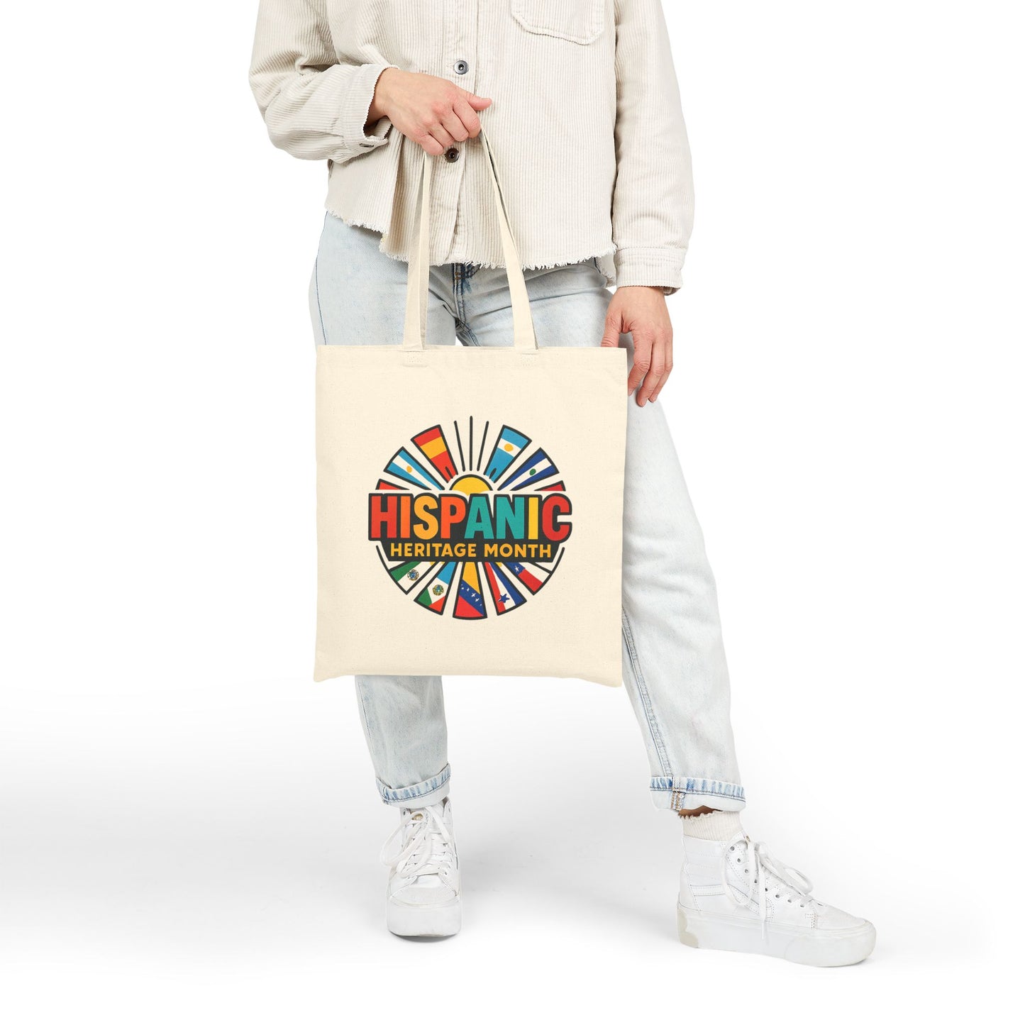 Hispanic Heritage Month Flag Celebration Tote Bag