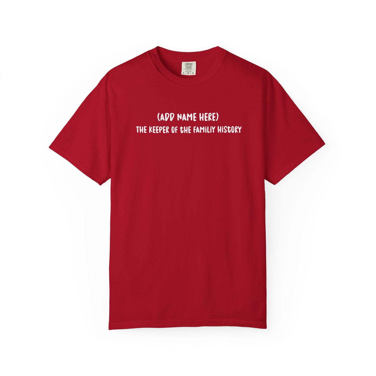 Custom Genealogy T-Shirt