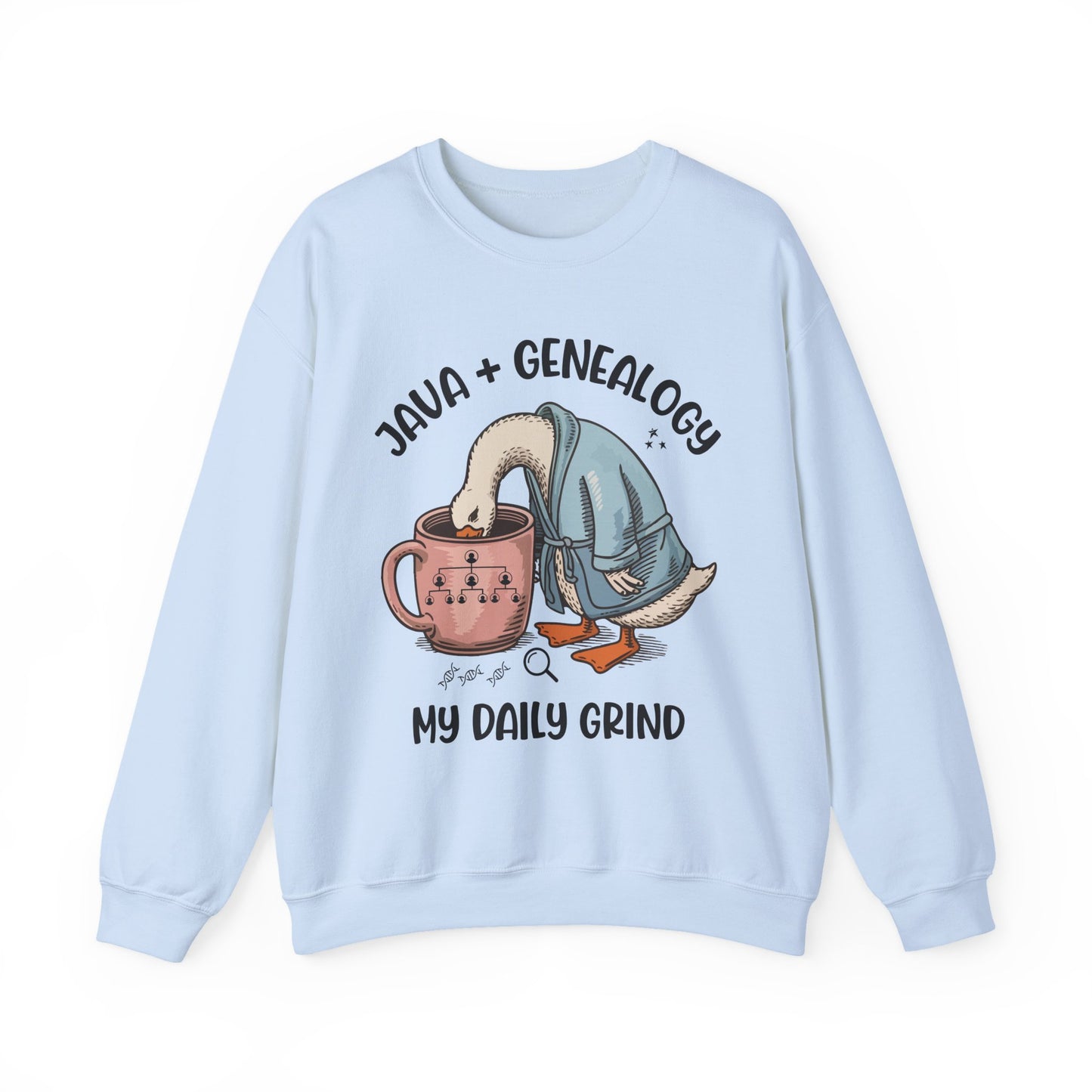 Java and Genealogy Sweatshirt