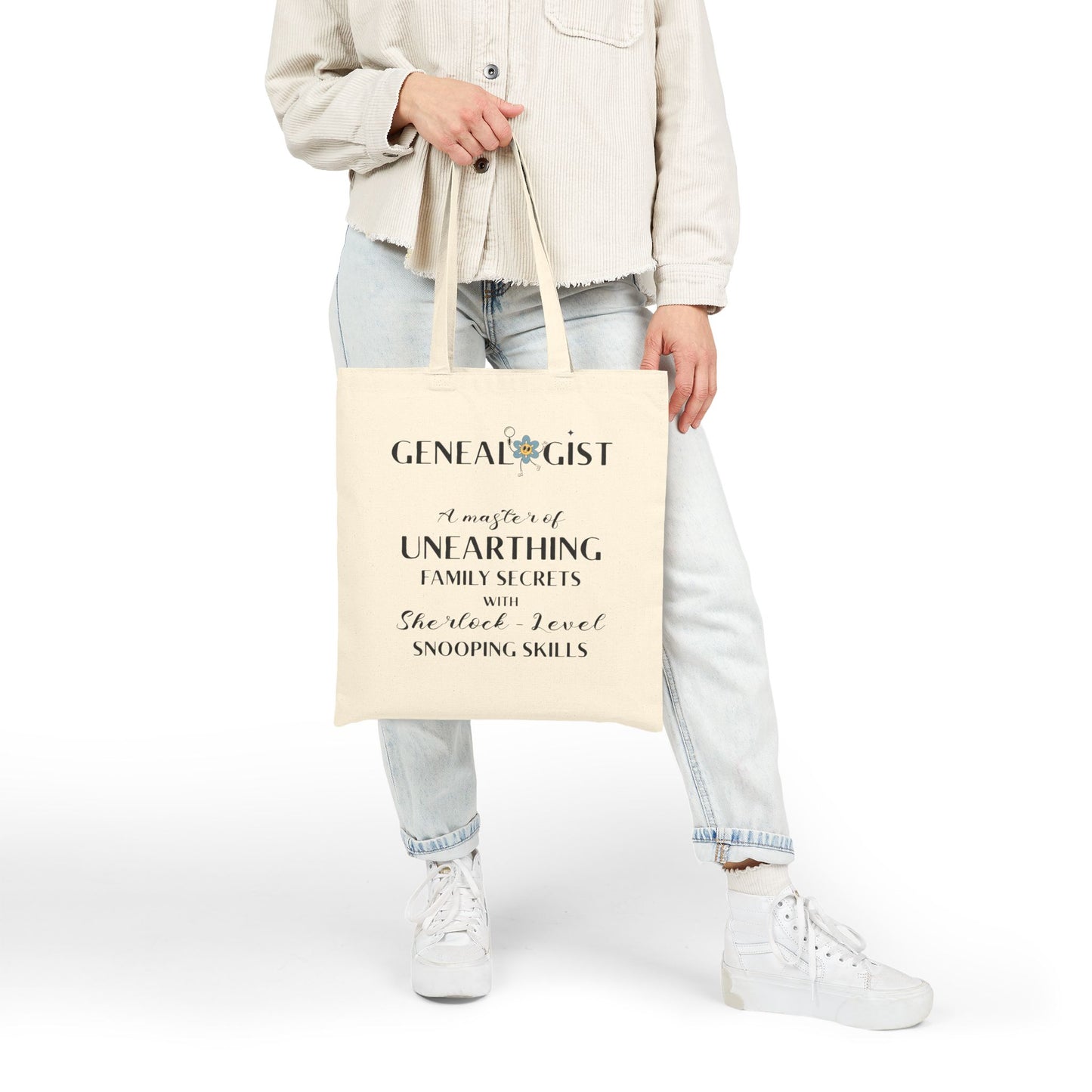 Genealogist Description Tote Bag