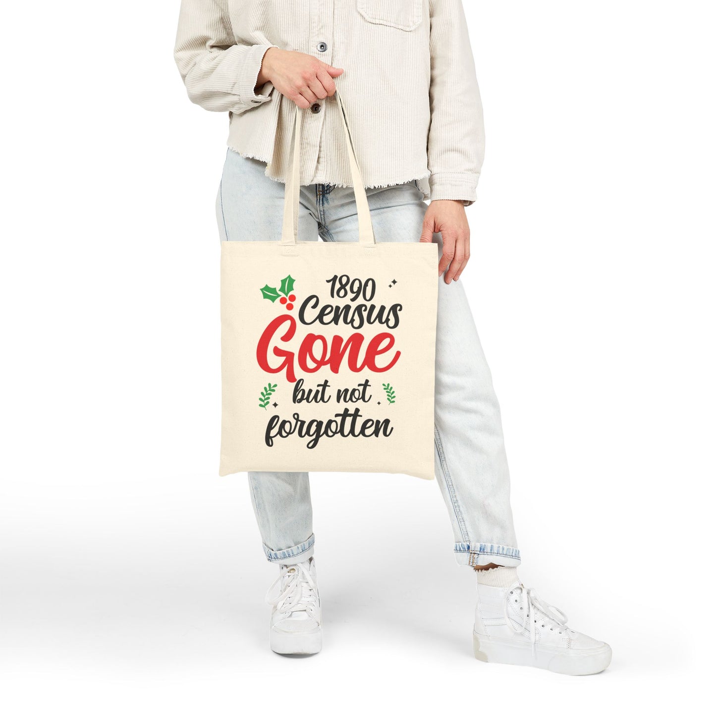 1890 Census Gone But Not Forgotten Tote Bag