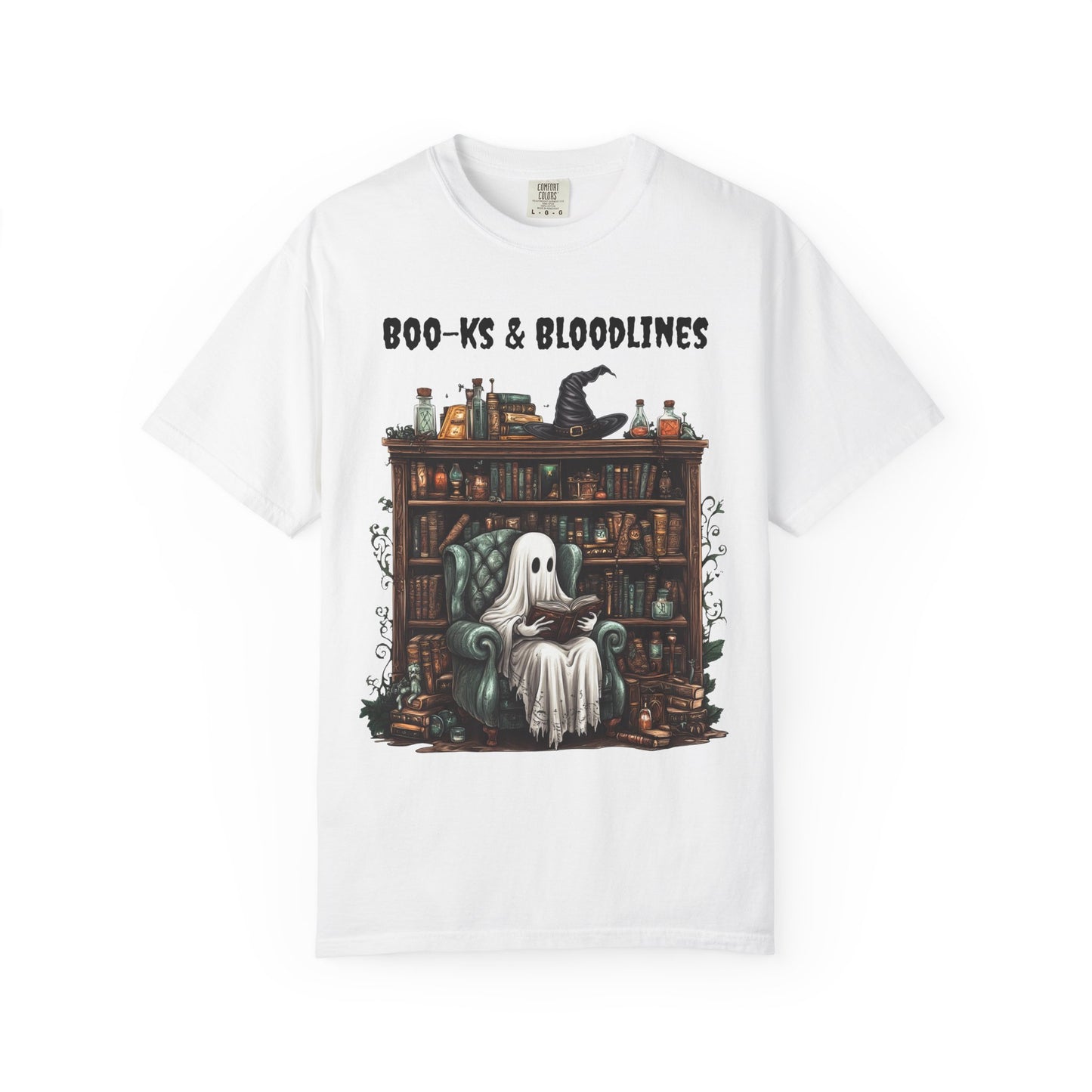 BOO-KS and Bloodlines Funny Genealogy T-Shirt