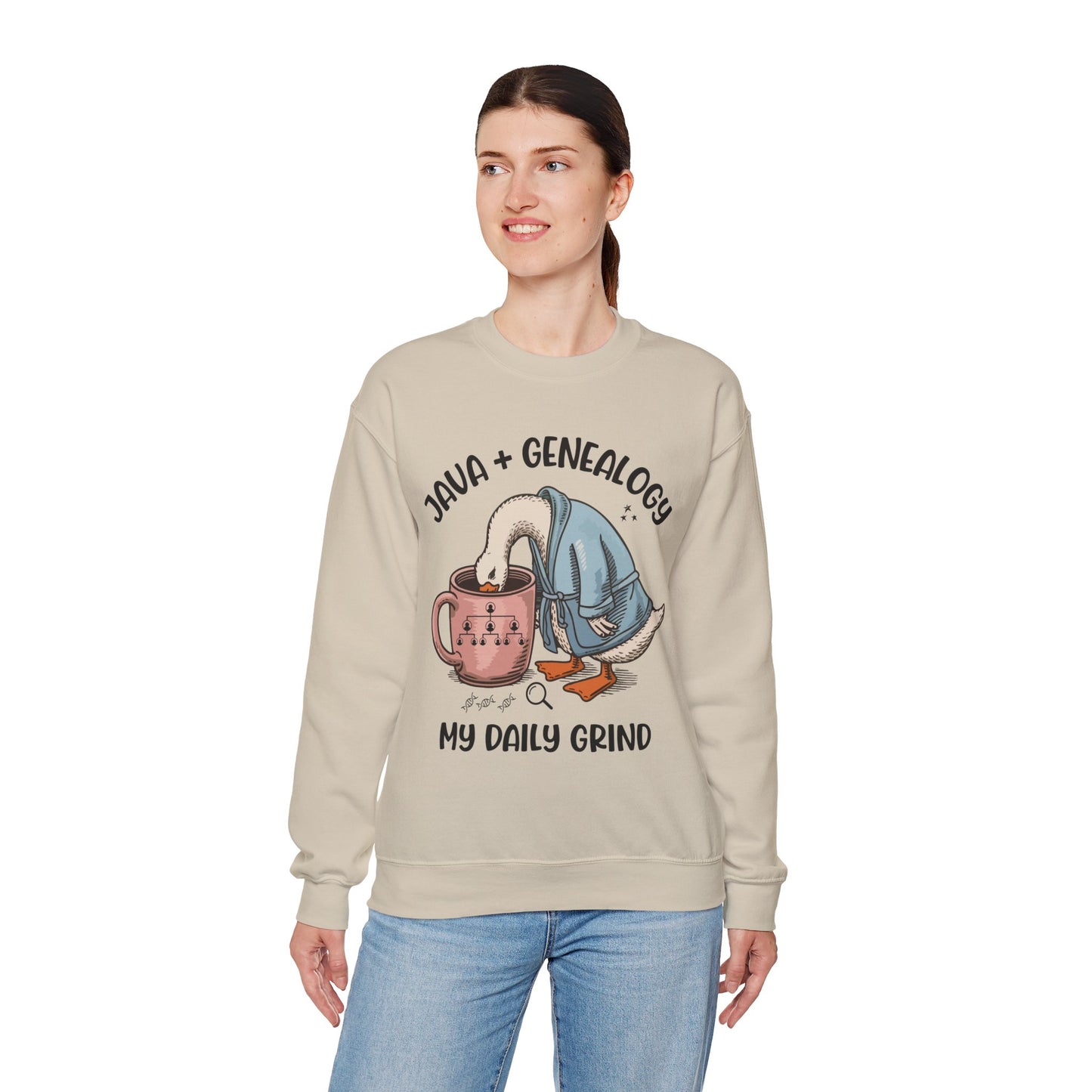 Java and Genealogy Sweatshirt