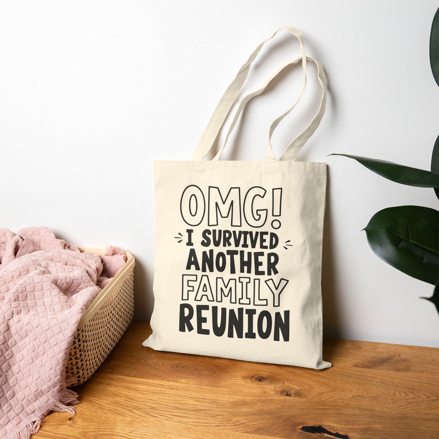 Funny Family Reunion Tote Bag
