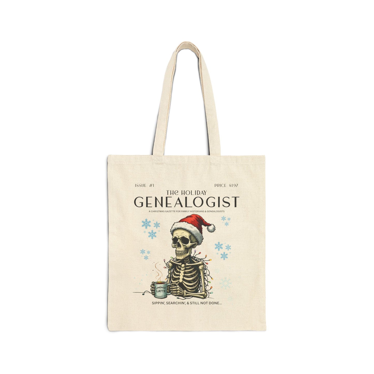 Holiday Genealogist Tote Bag