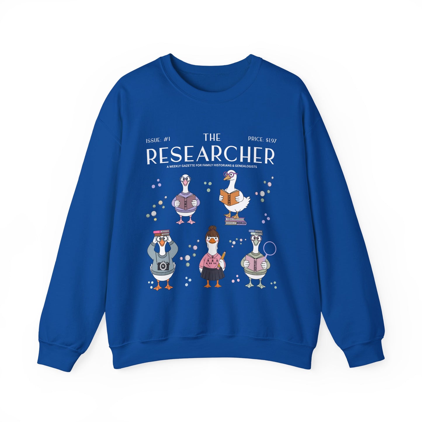 Researcher Goose Genealogy Sweatshirt