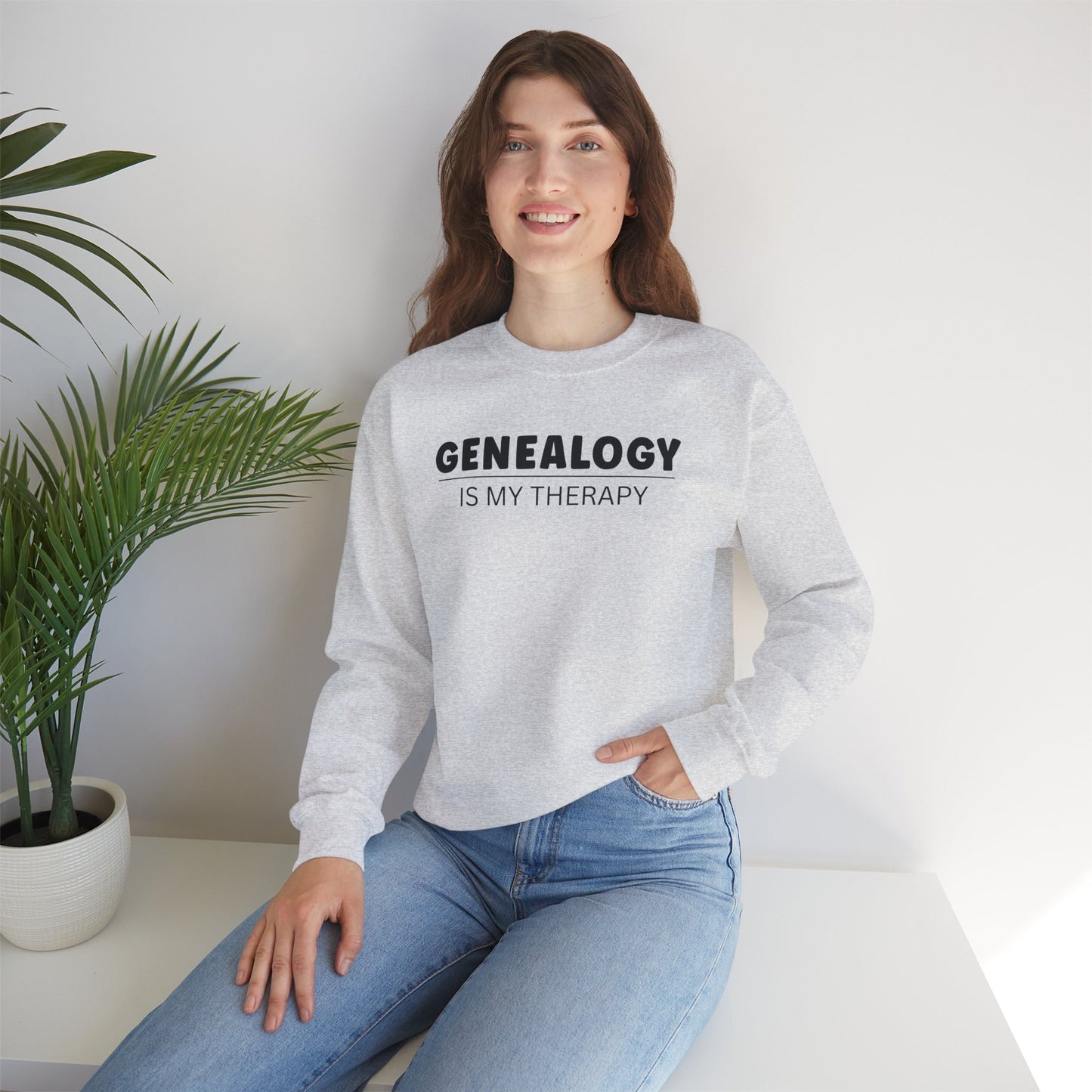 Genealogy Is My Therapy Sweatshirt