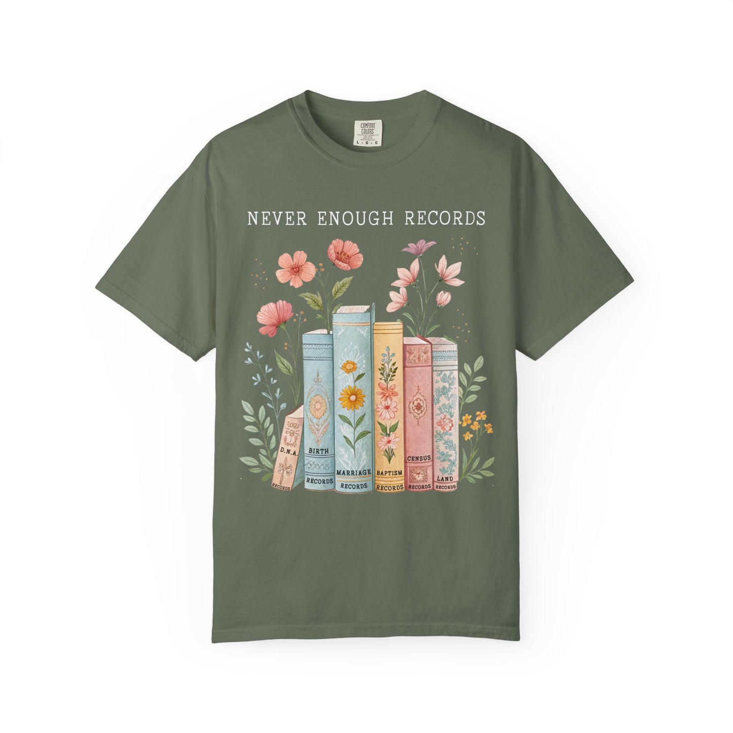 Never Enough Records Genealogy T-Shirt
