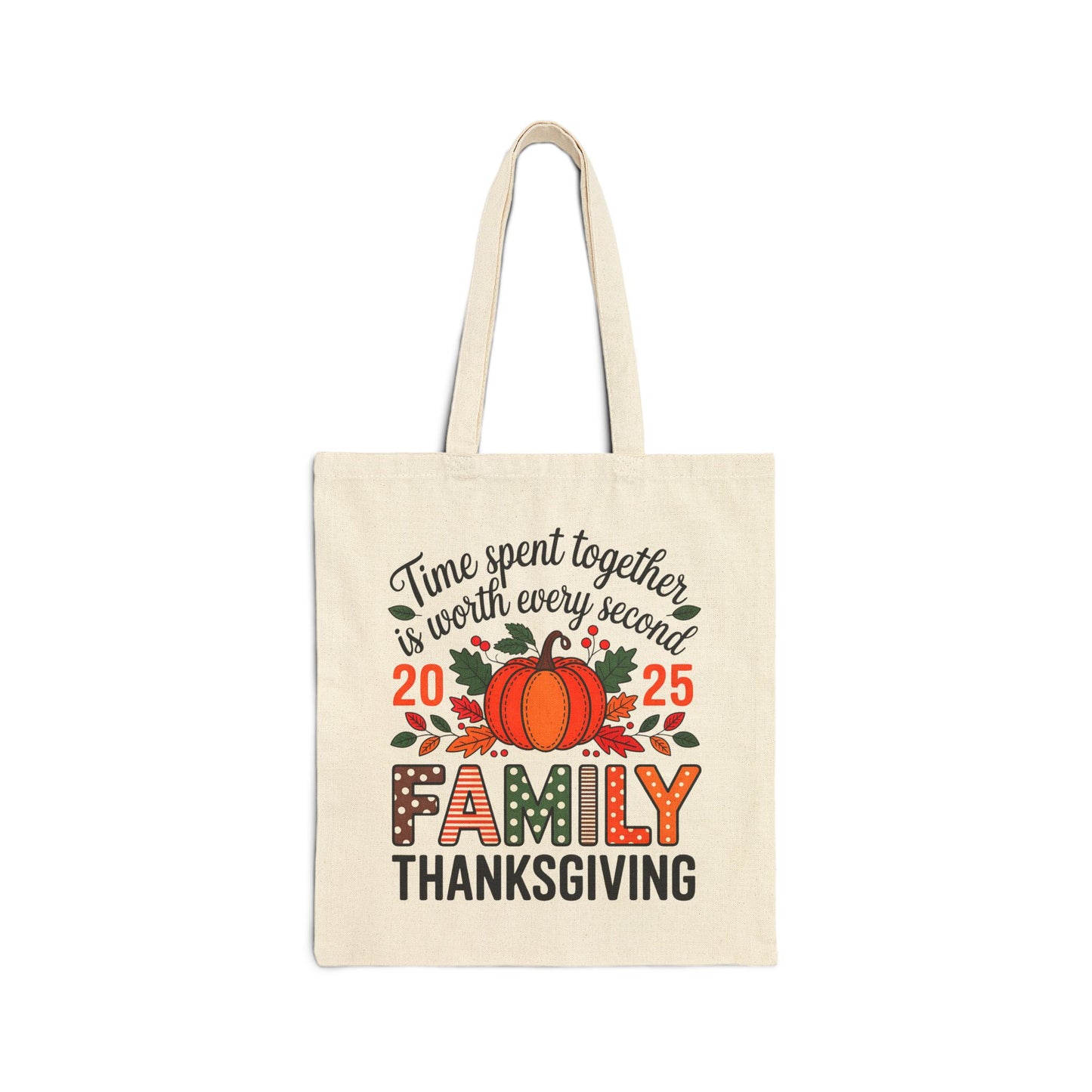 Thanksgiving Family Tote Bag