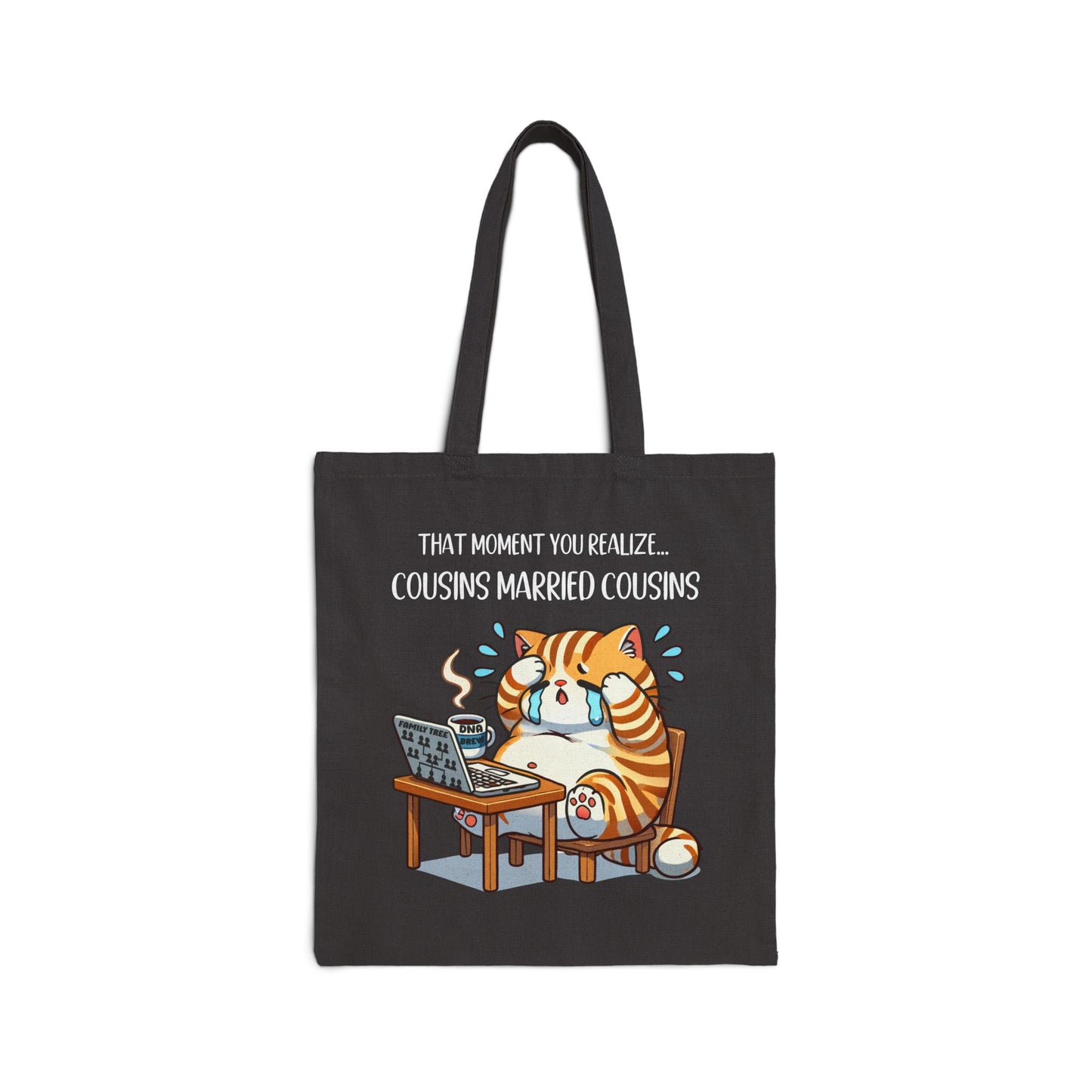Funny Crying Cat Tote Bag