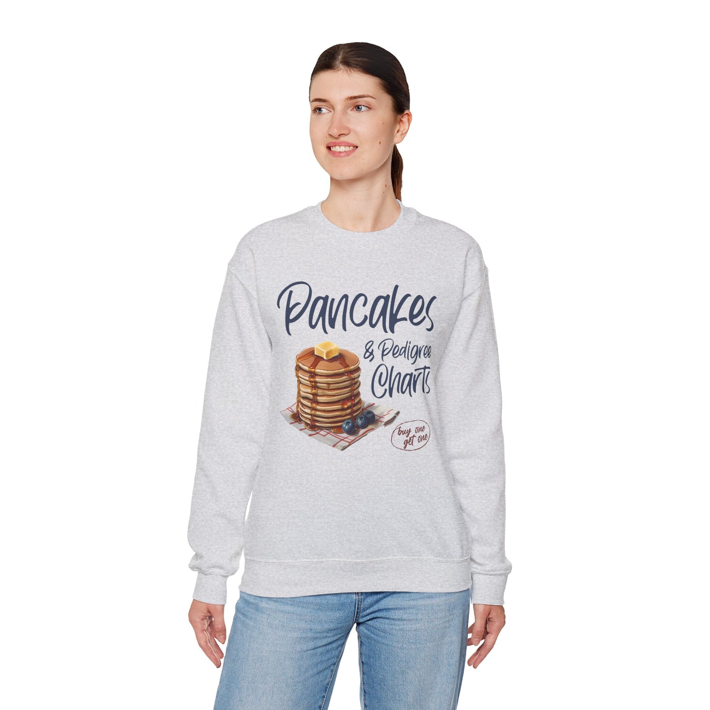 Pancakes and Pedigree Charts Sweatshirt