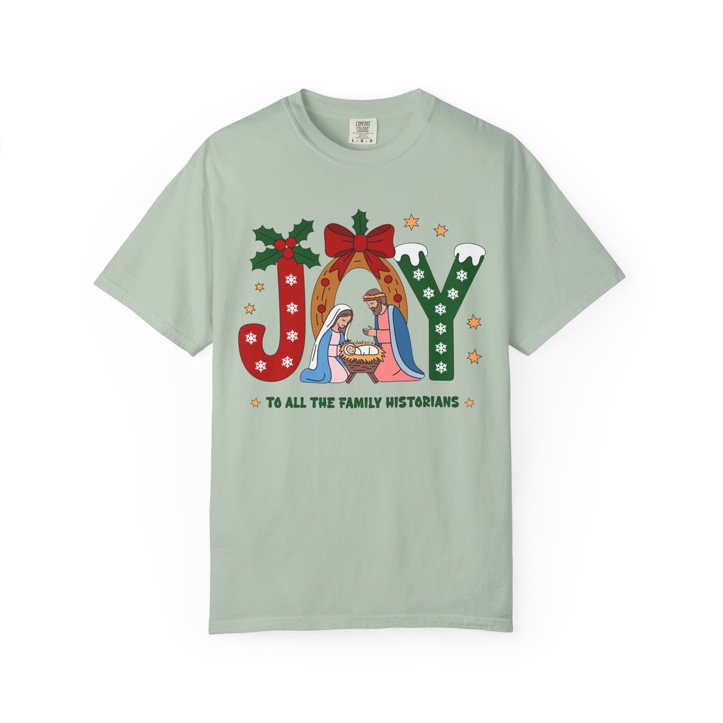Joy to All the Family Historians Christmas T-Shirt