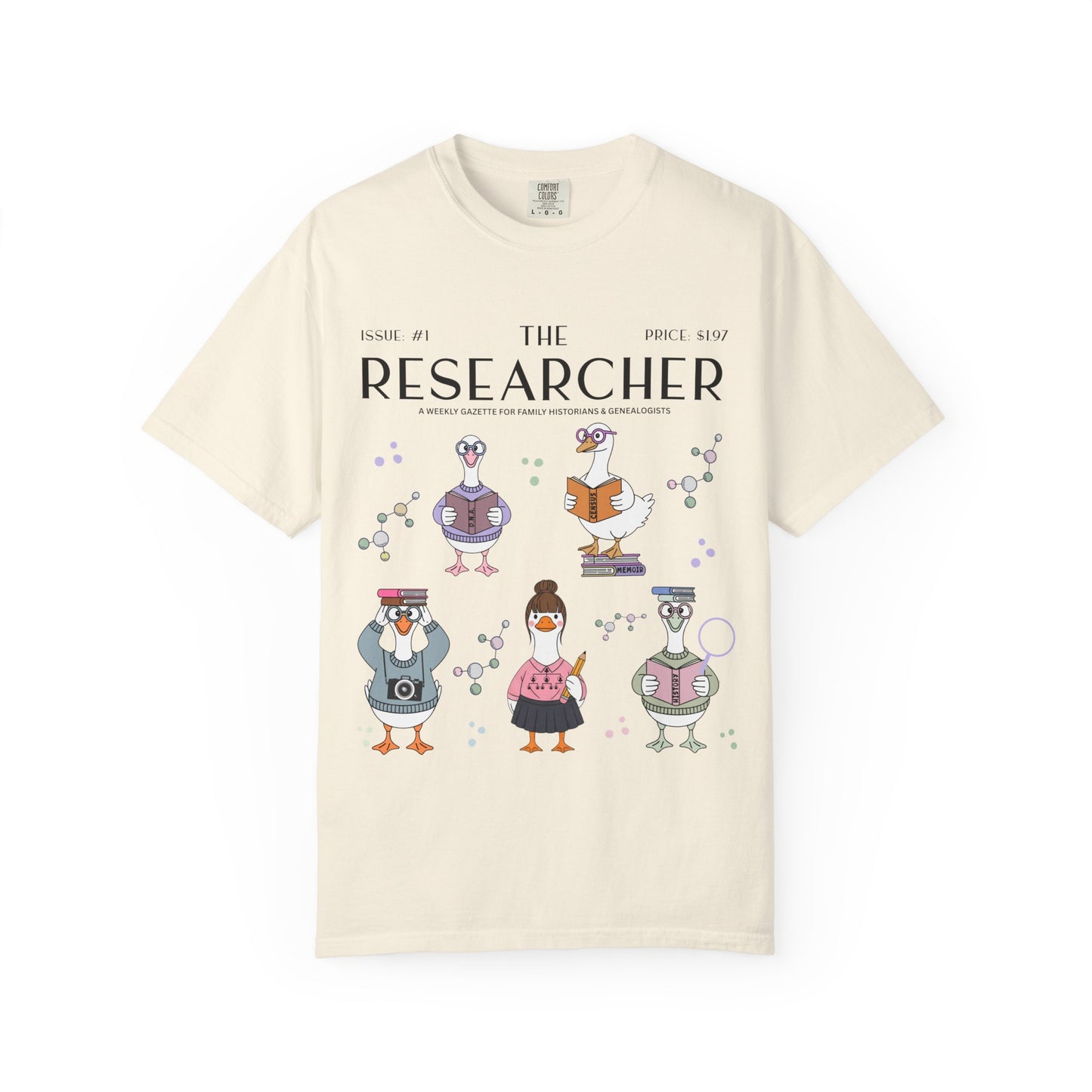 The DNA Researcher Goose Genealogy Shirt