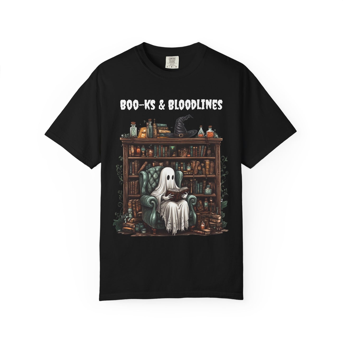 BOO-KS and Bloodlines Funny Genealogy T-Shirt