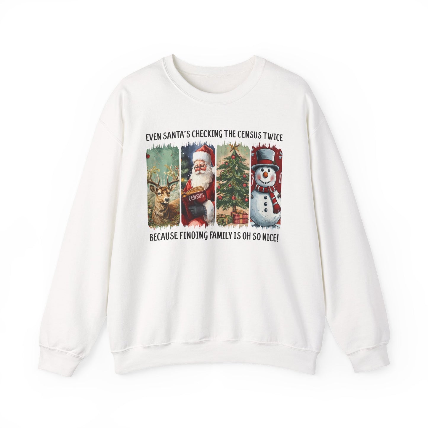 Santa’s Checking the Census Twice Sweatshirt