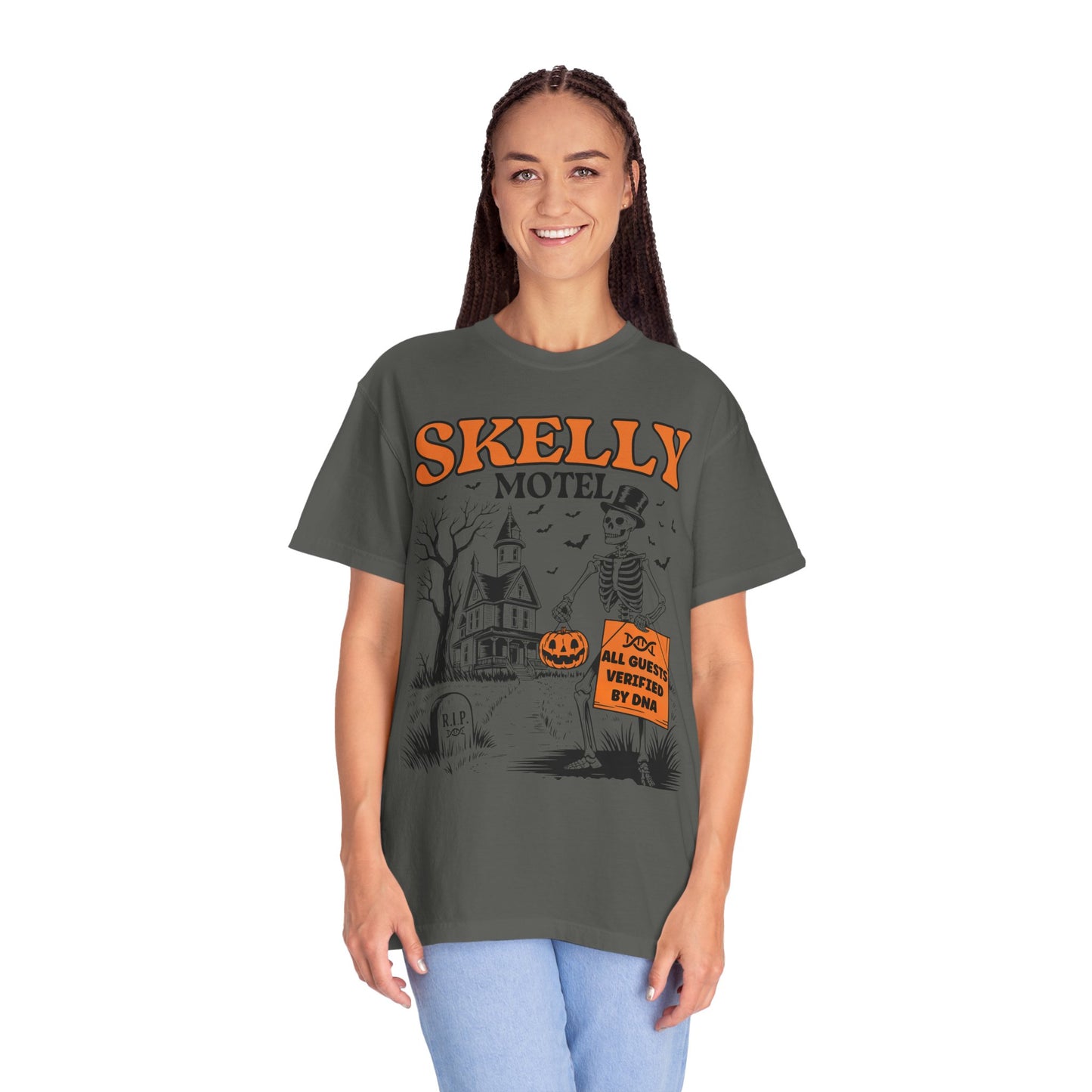 Funny Skeleton Motel DNA T-Shirt