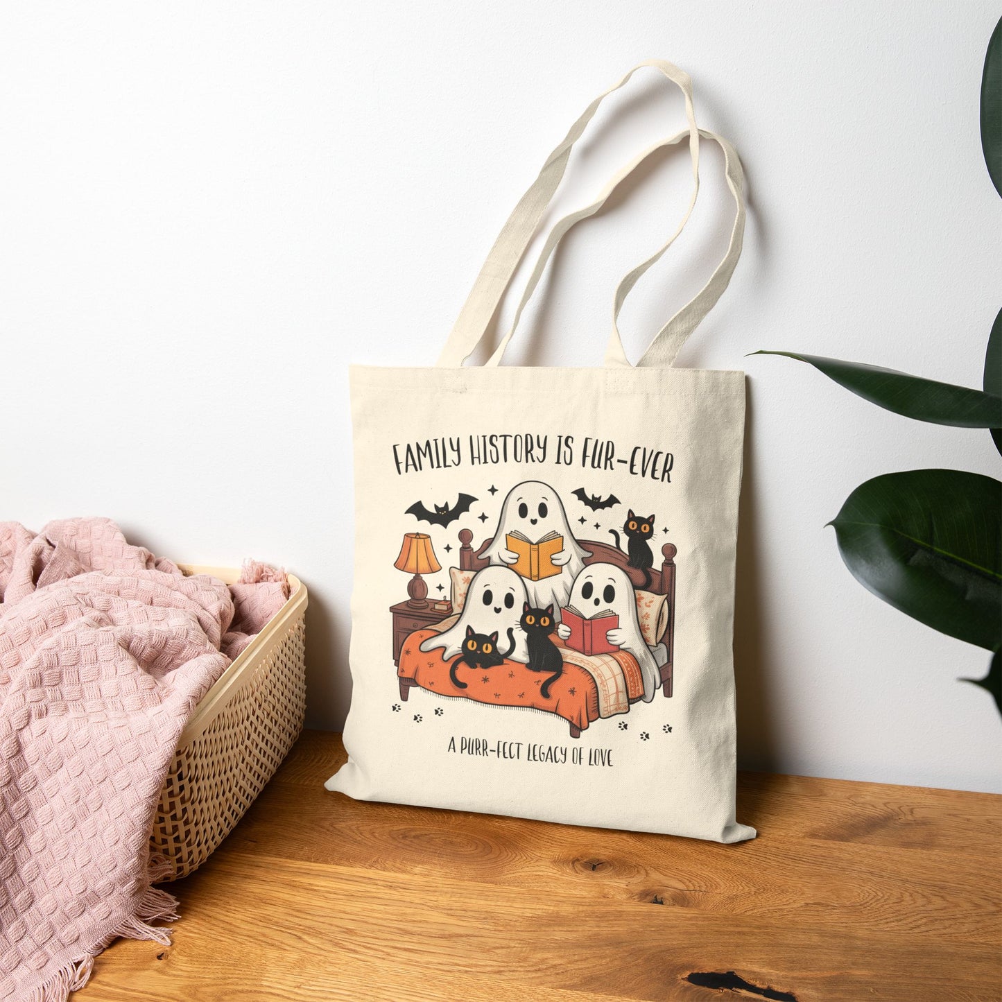 Family History Is Fur-ever Halloween Tote Bag