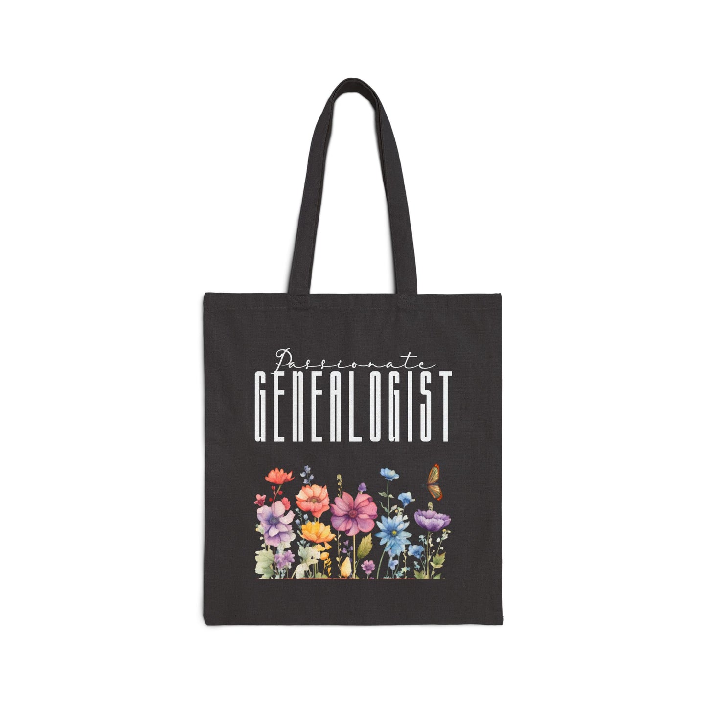 Passionate Genealogist Wildflower Tote Bag
