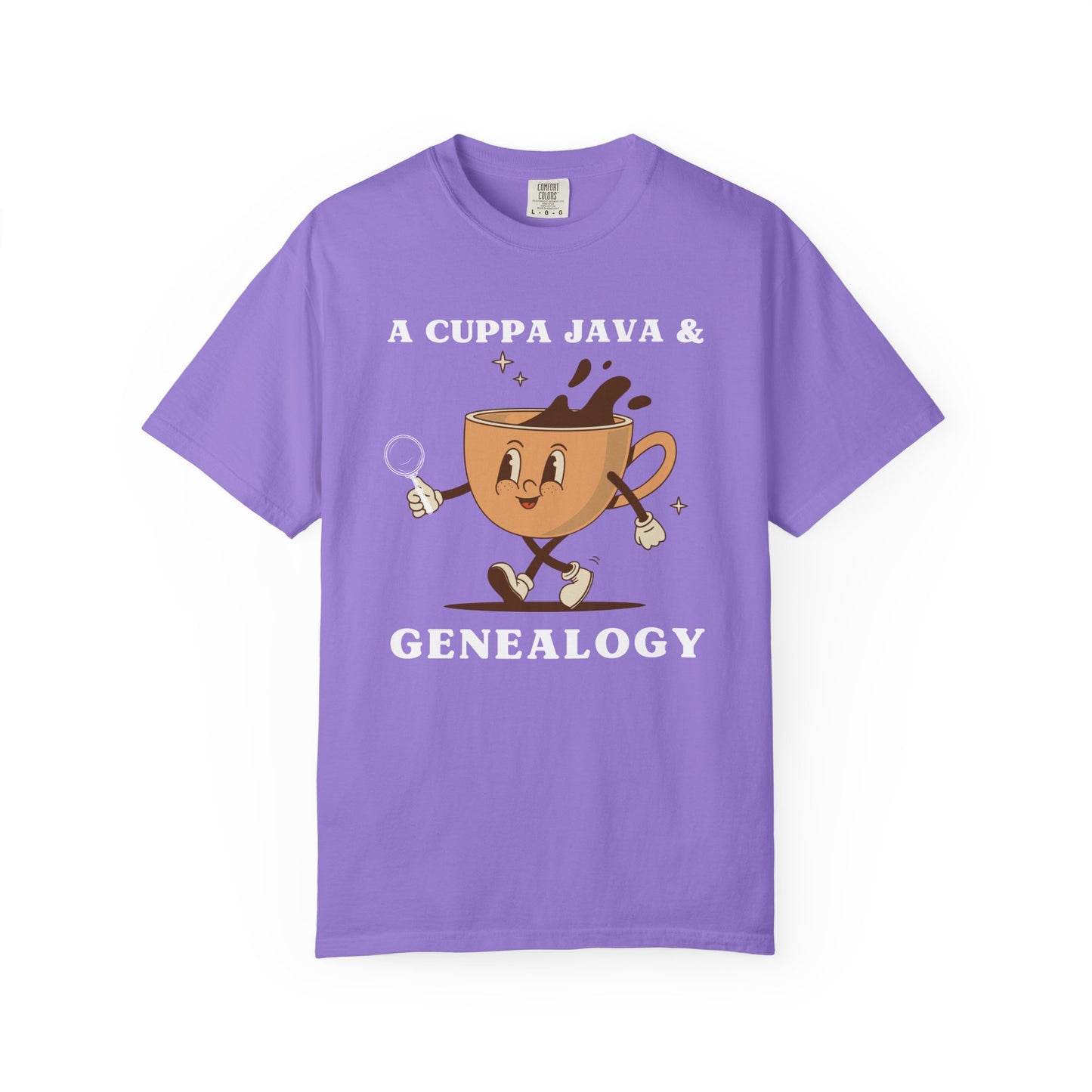 A Cuppa Java Genealogy Short Sleeve T-shirt