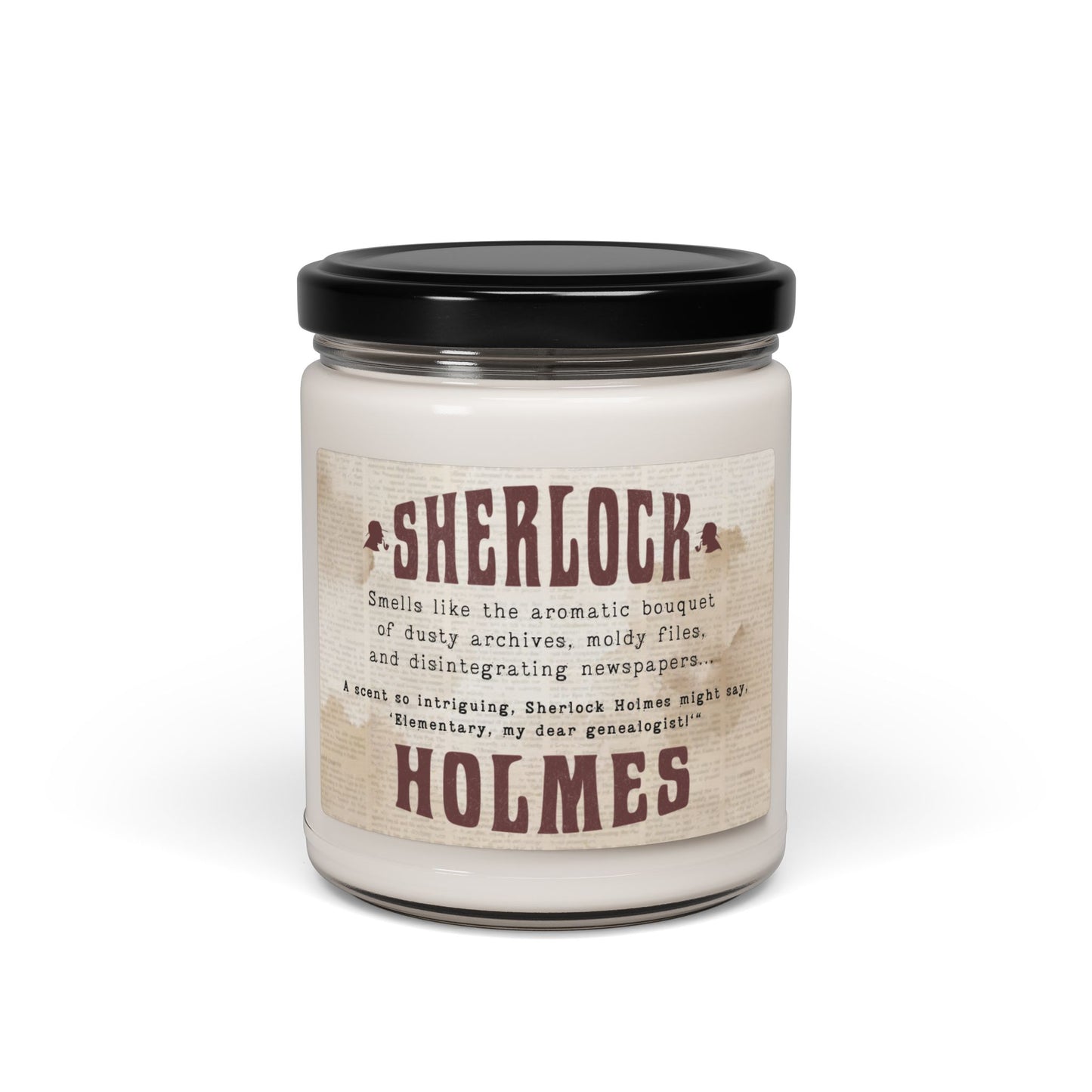 Sherlock Holmes Scented Candle for Family Reunion Favor