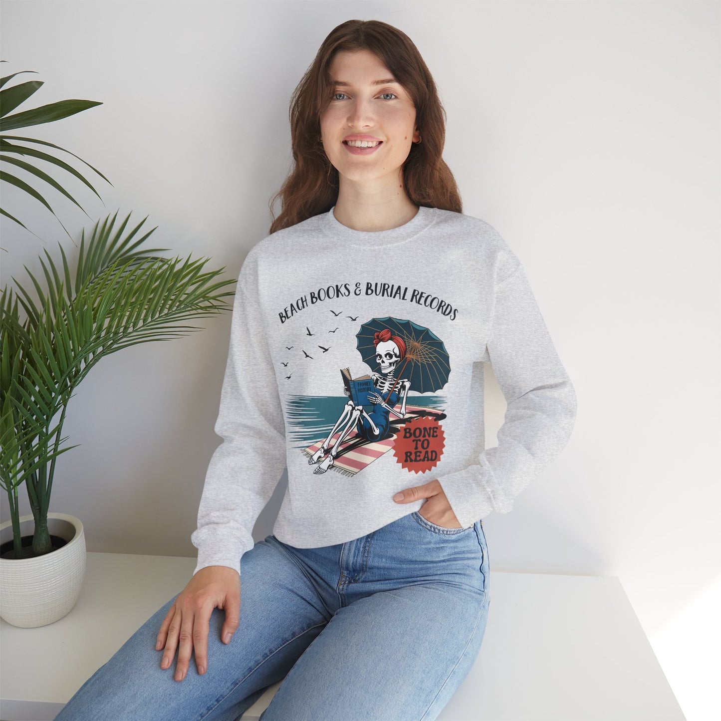 Beach Books & Burial Records Sweatshirt