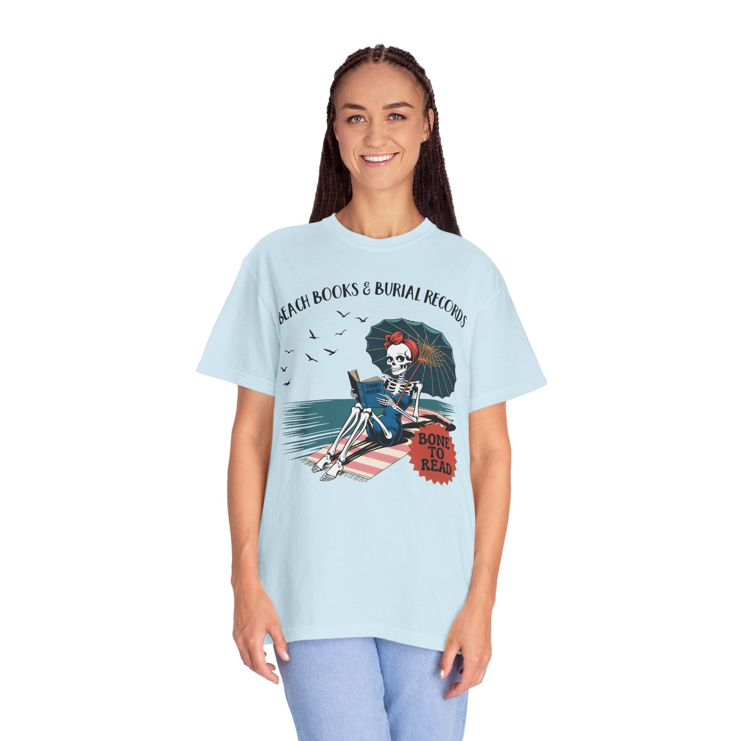 Beach Books & Burial Records T-Shirt