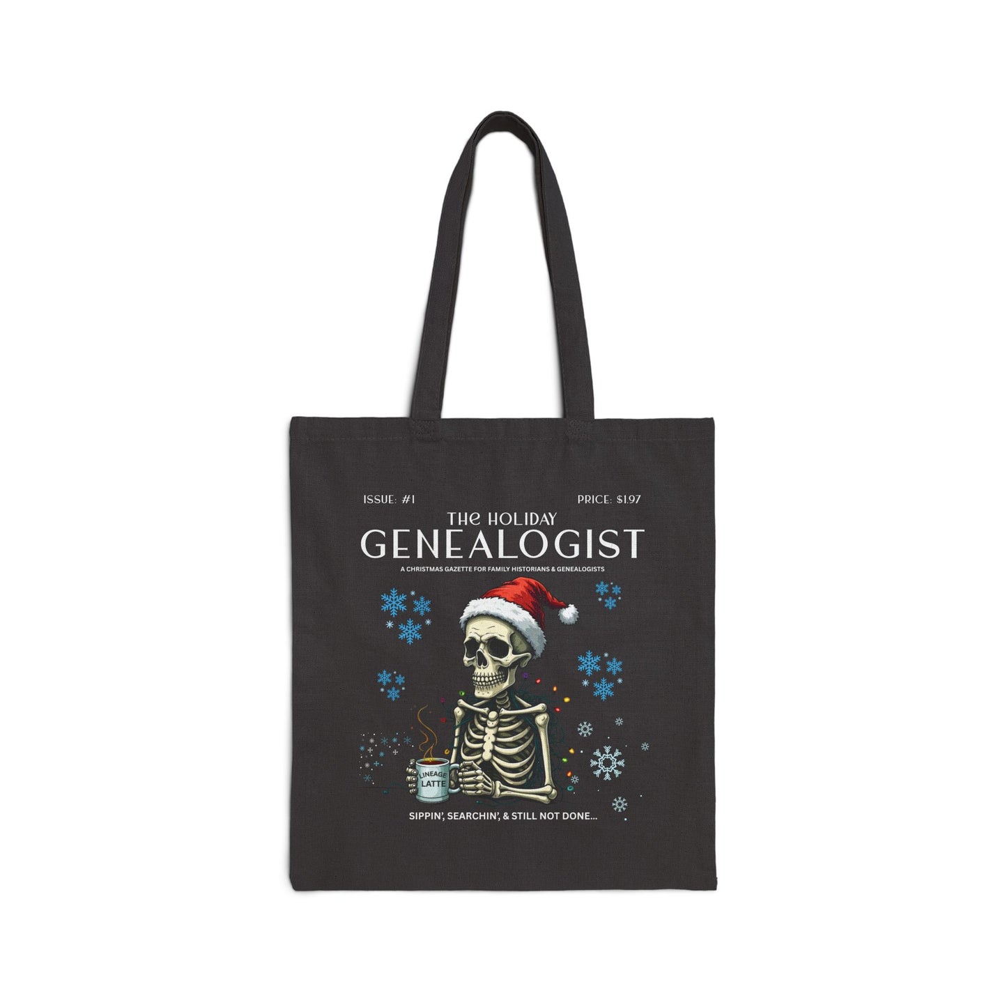 Holiday Genealogist Tote Bag