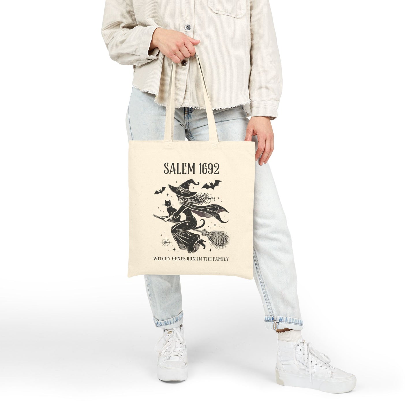 Salem 1692 Witchy Genes Run in the Family Tote Bag