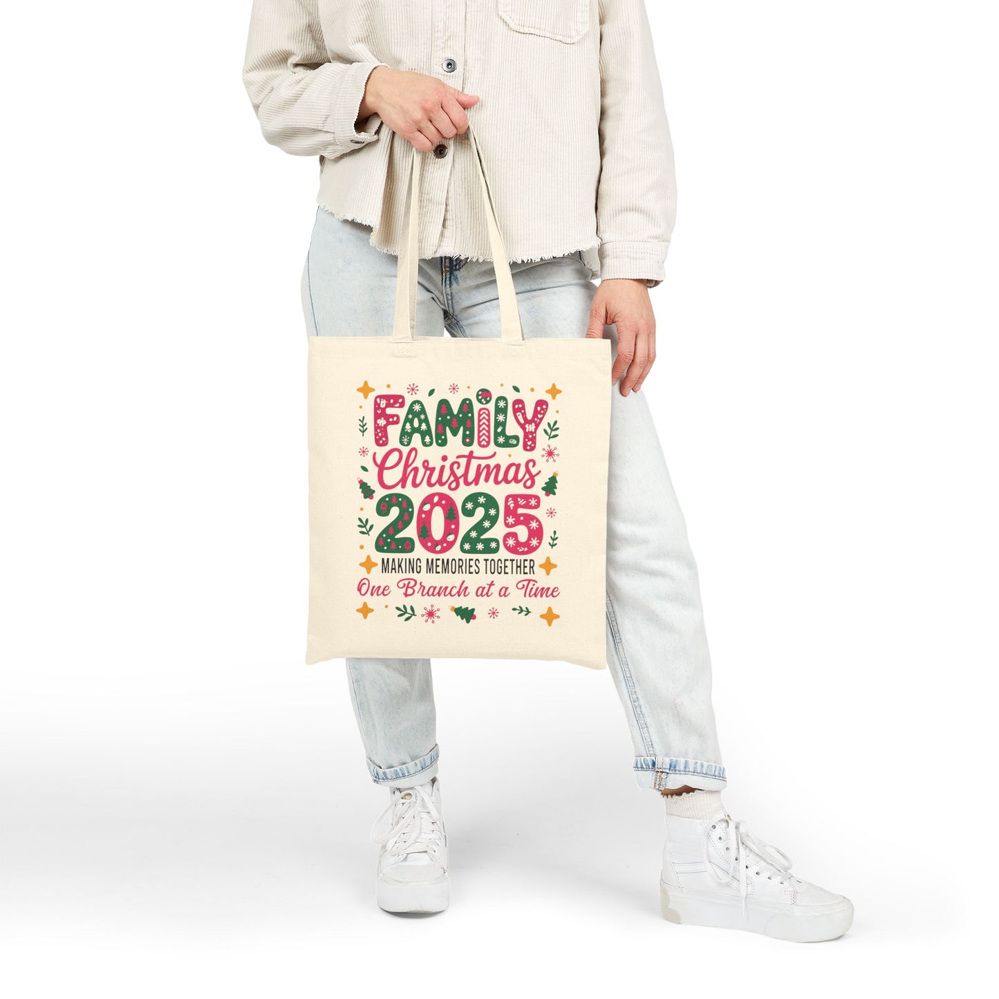 Family Christmas Tote Bag