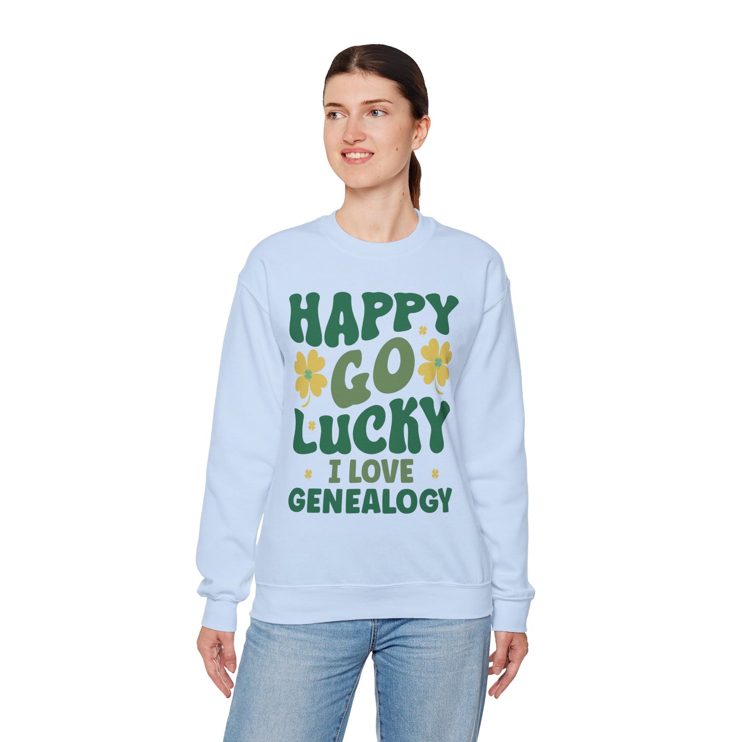 Happy Go Lucky Genealogy Sweatshirt
