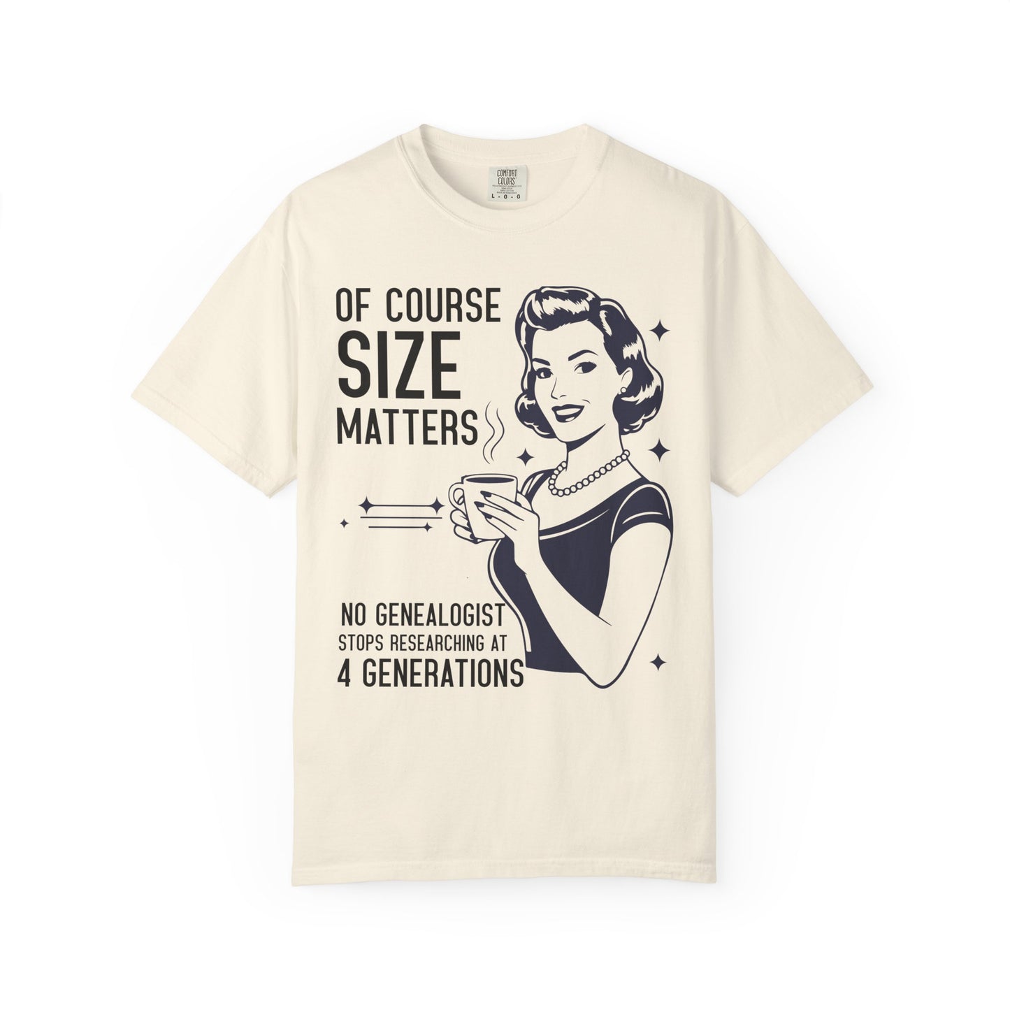 Size Matters Funny Genealogy T-Shirt