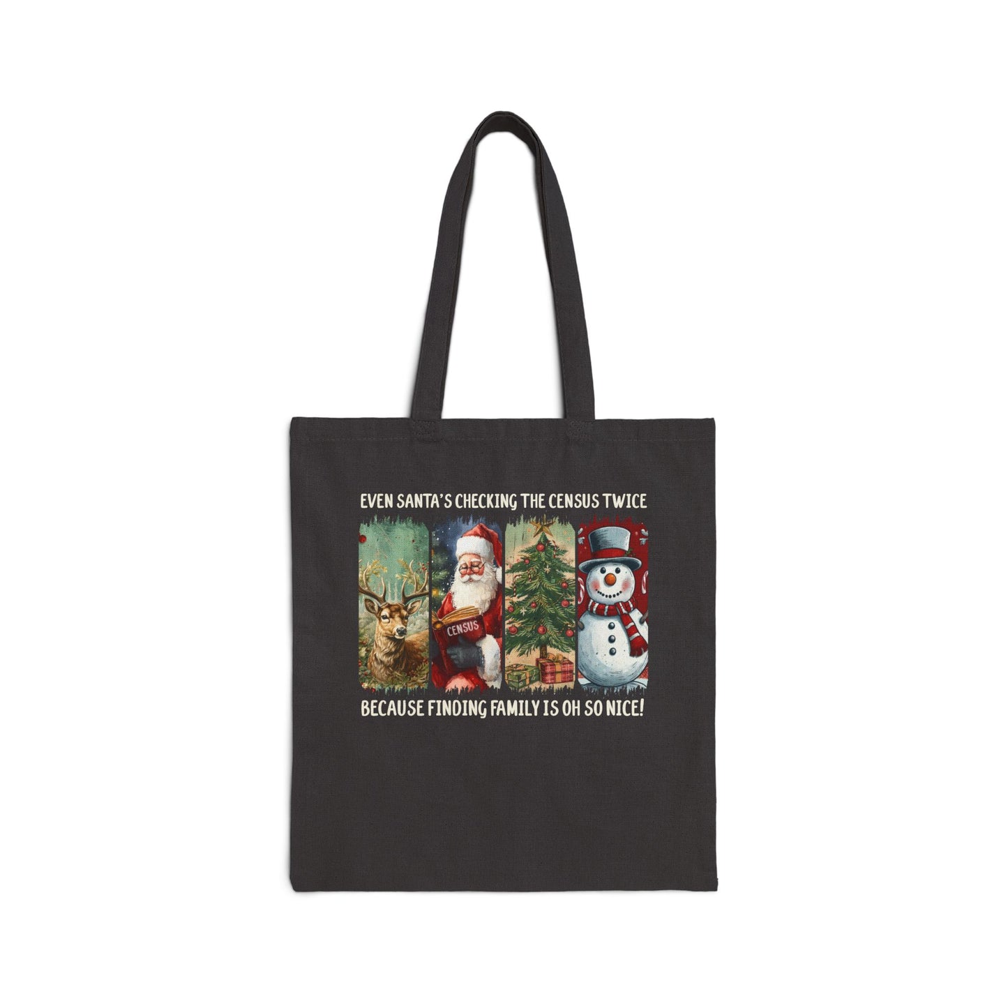 Santa’s Checking the Census Twice Tote Bag
