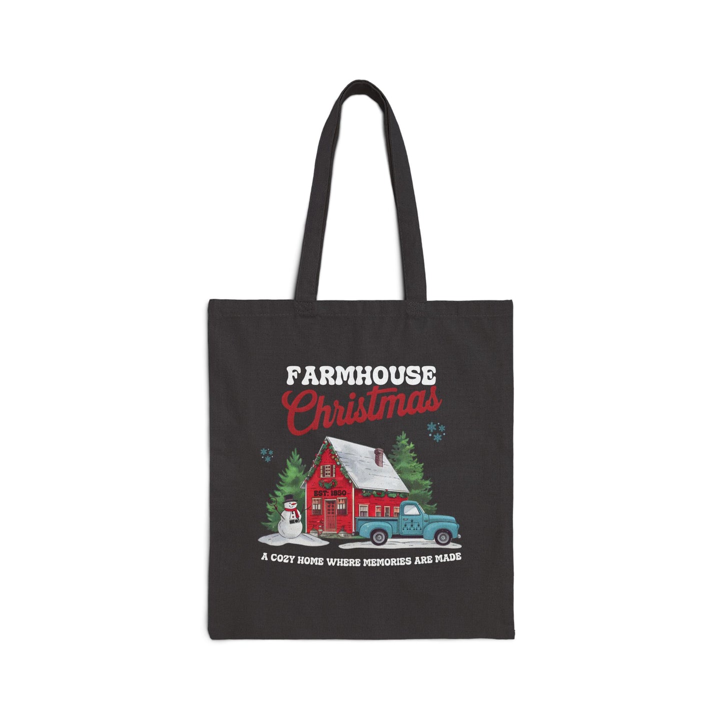 Farmhouse Christmas Tote Bag